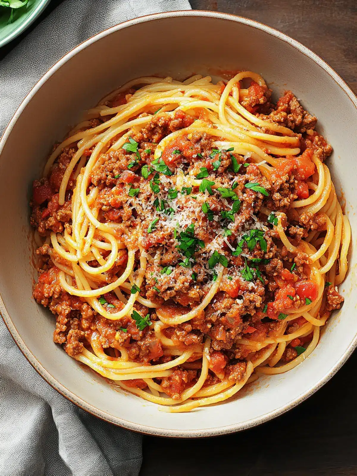 Hearty One-Pot Pasta Bolognese for Comfort Food Bliss 2 Hearty One-Pot Pasta Bolognese with Rich Tomato-Beef Sauce