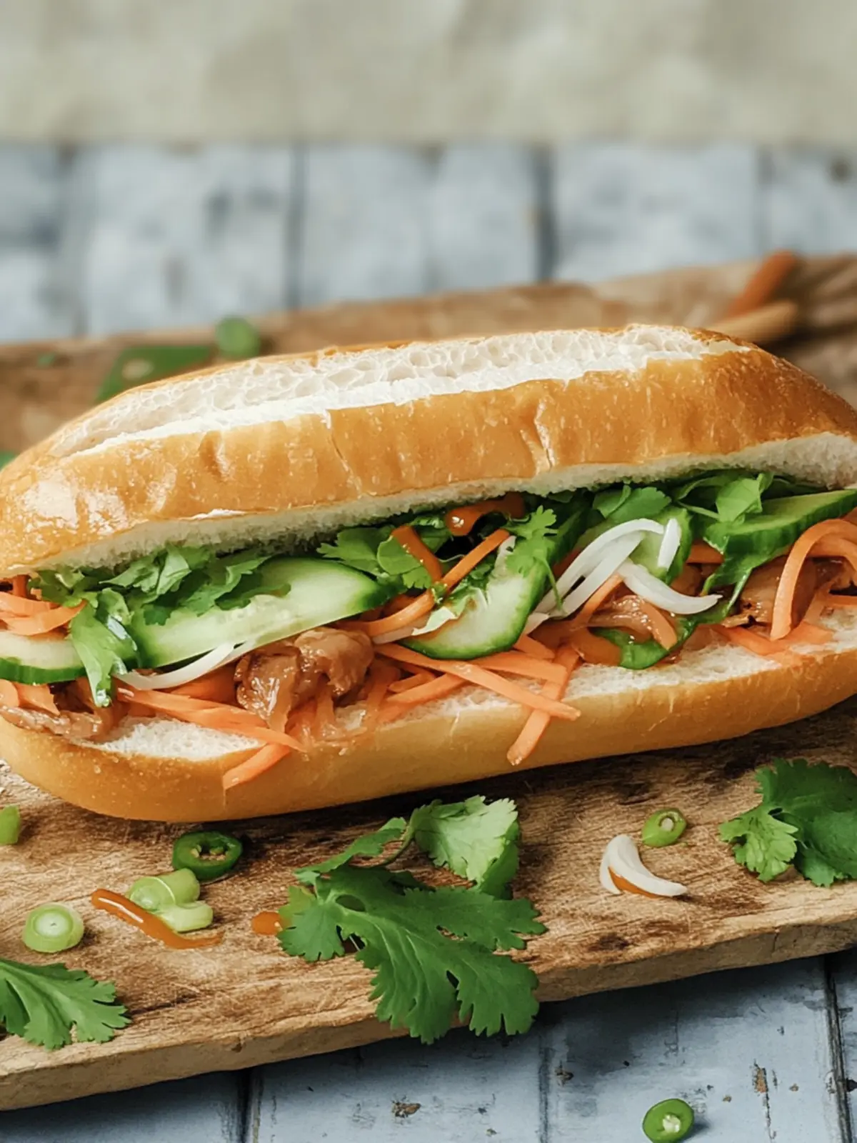Craft Your Own Vietnamese Bánh Mì: A Flavorful Baguette Adventure 2 Vietnamese Bánh Mì (Baguette Sandwich)