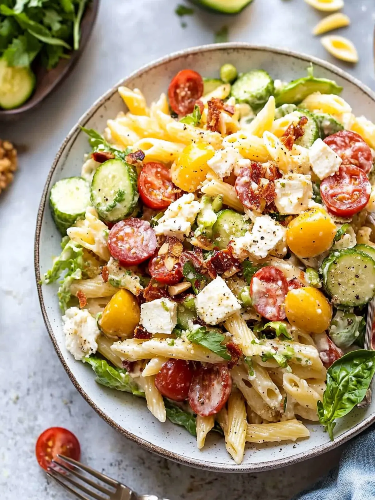 Cobb Pasta Salad: Your New Favorite Summer Picnic Delight 3 Cobb Pasta Salad