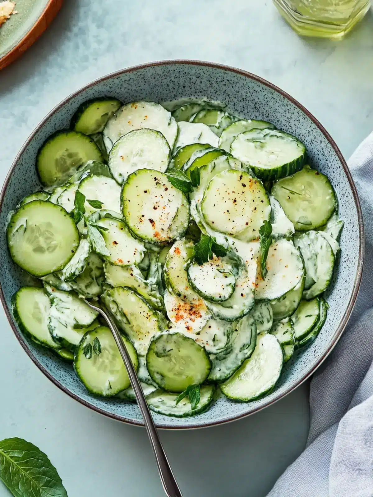 Delicious Gurkensalat: Refreshing German Cucumber Salad Recipe 3 Gurkensalat (German Cucumber Salad)