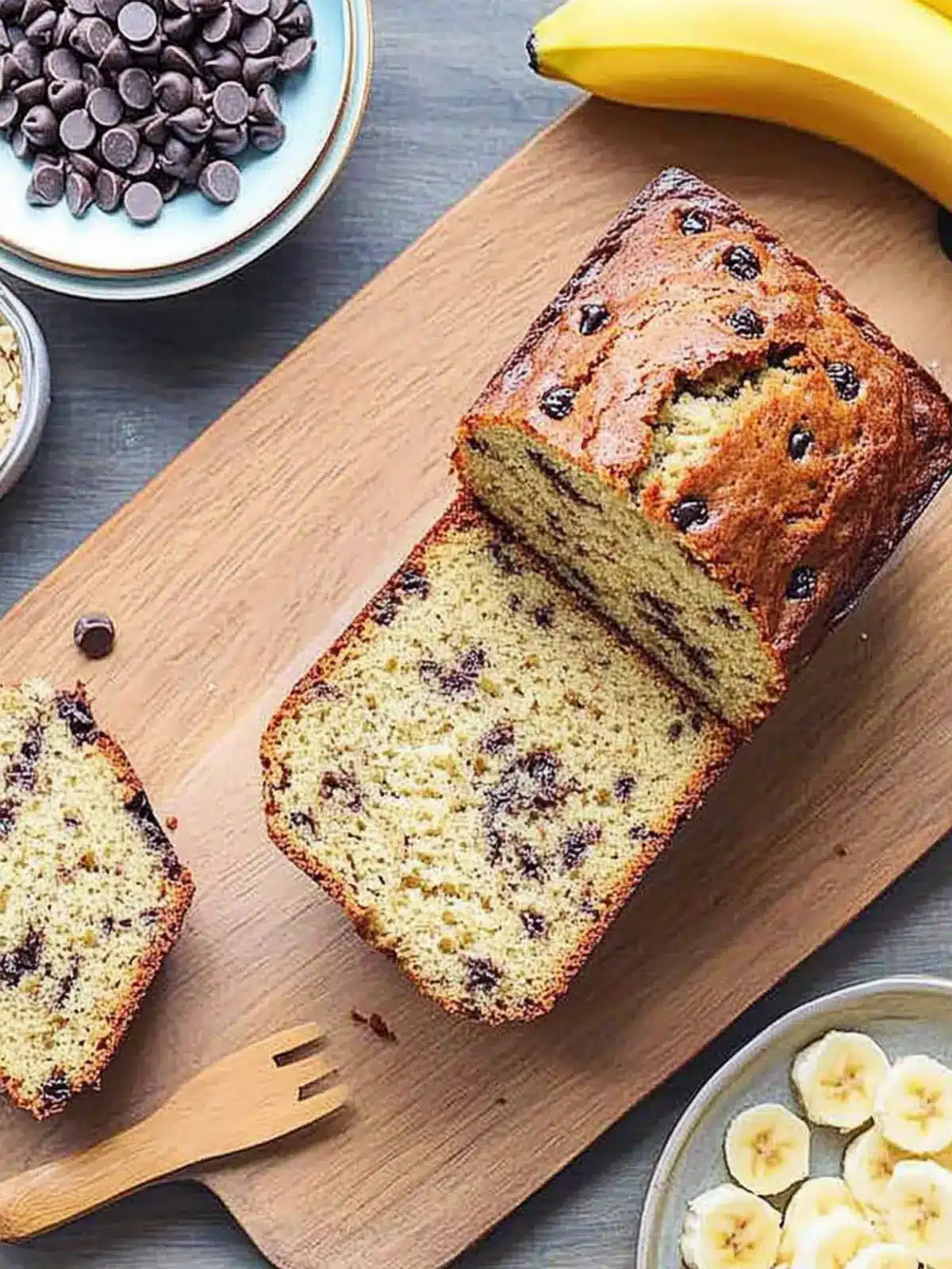 Melt-in-Your-Mouth Chocolate Chip Banana Bread Recipe 4 Chocolate Chip Banana Bread