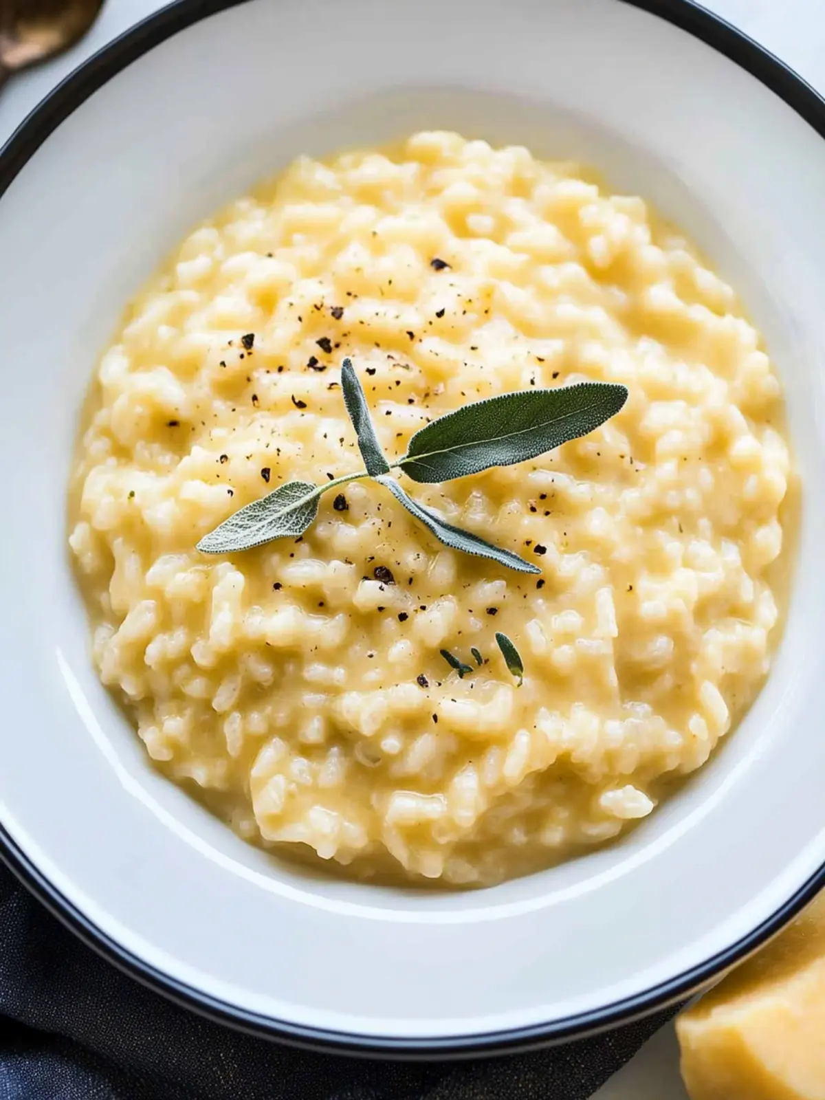Instant Pot Cheddar Risotto with Fresh Sage in 20 Minutes 3 Instant Pot Cheddar Risotto with Fresh Sage