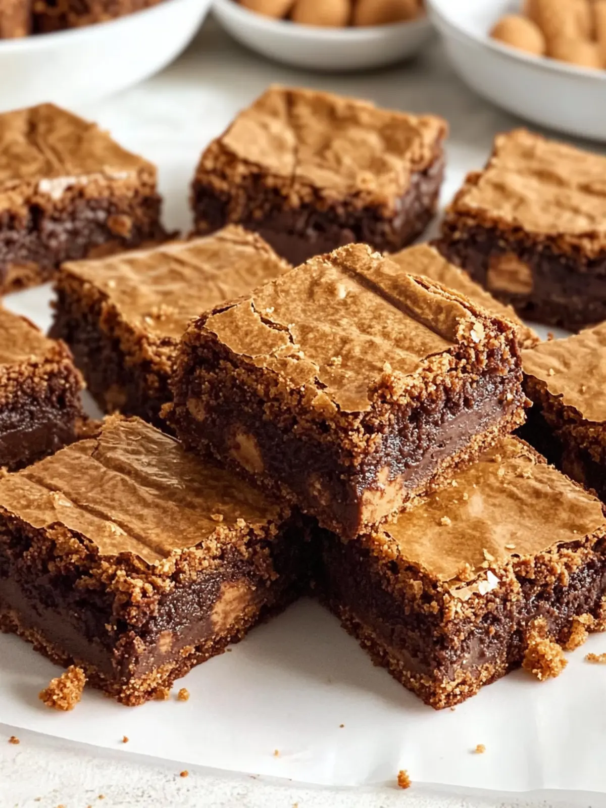 Irresistible Fudgy Biscoff Brownies That Steal the Show 3 Irresistible Fudgy Biscoff Brownies