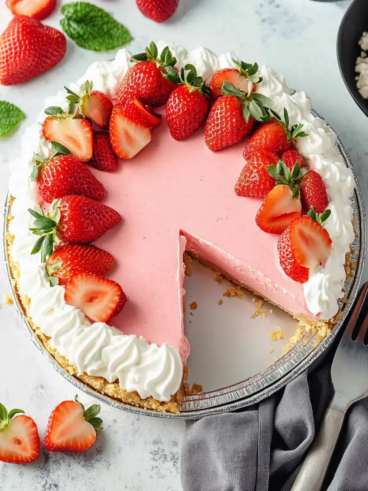 Delicious No Bake Strawberry Pie Your Family Will Love 4 No Bake Strawberry Pie