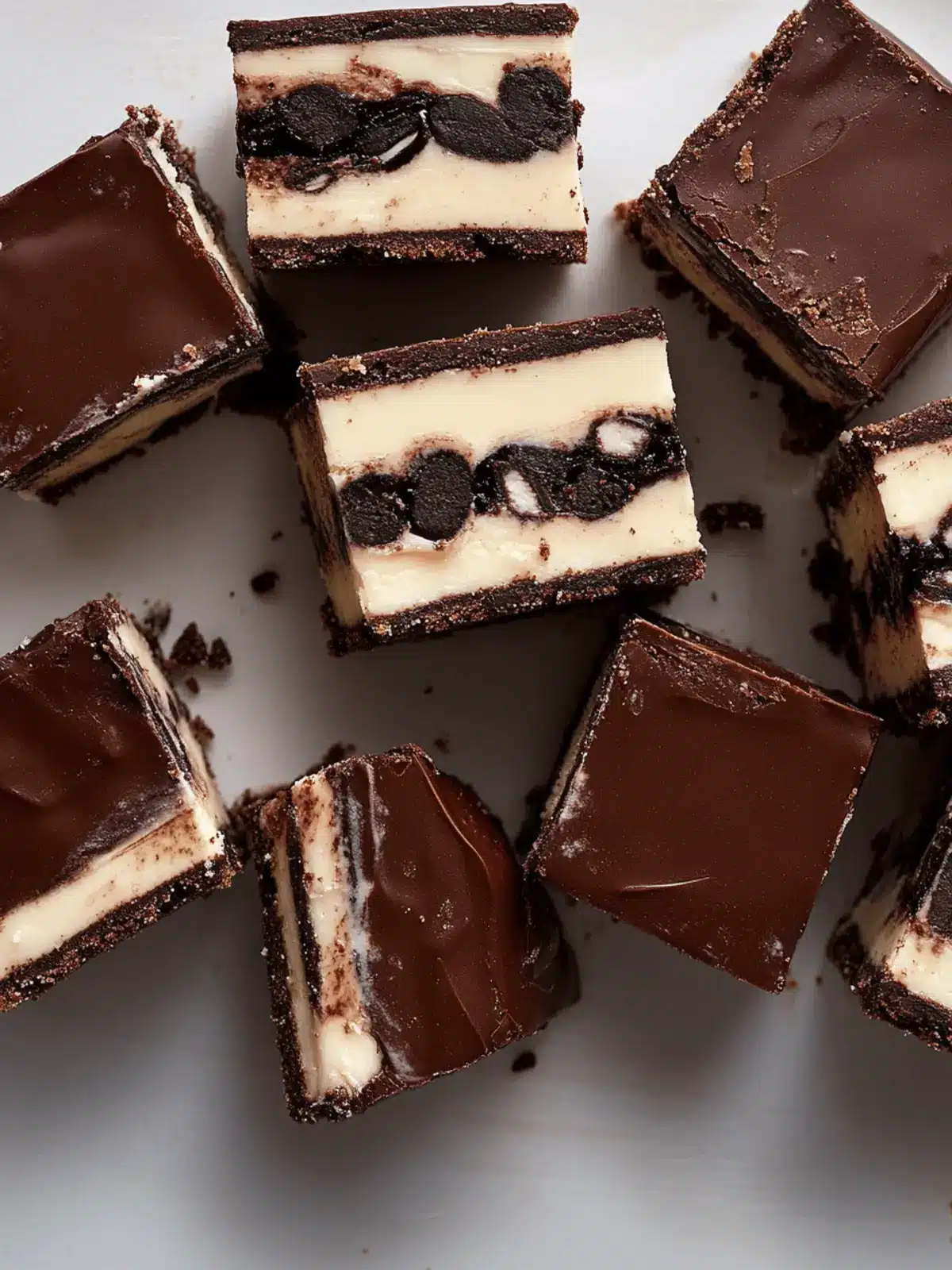 Decadent Cookies âN Cream Millionaire Shortbread Delight 4 Cookies âN Cream Millionaire Shortbread