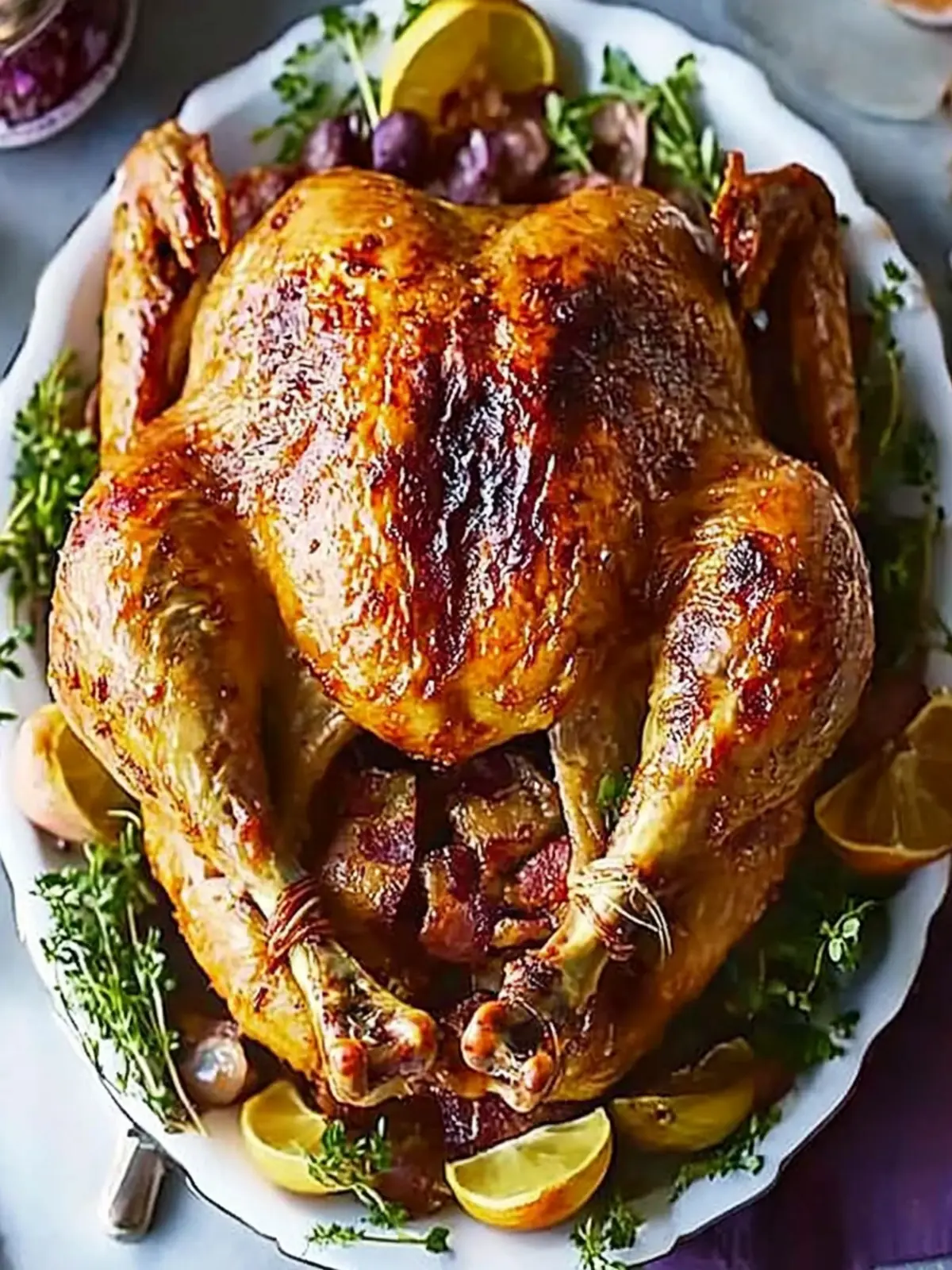 Crispy Bacon-Basted Turkey: Your Ultimate Christmas Showstopper 3 Crispy bacon-basted turkey