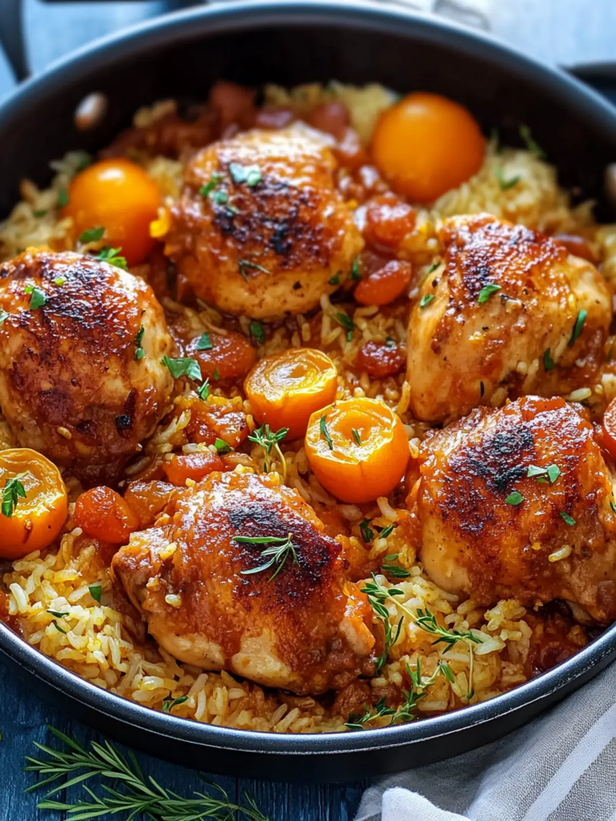 Savor Easy One Pan Apricot Chicken And Rice for Busy Nights 2 Easy One Pan Apricot Chicken And Rice