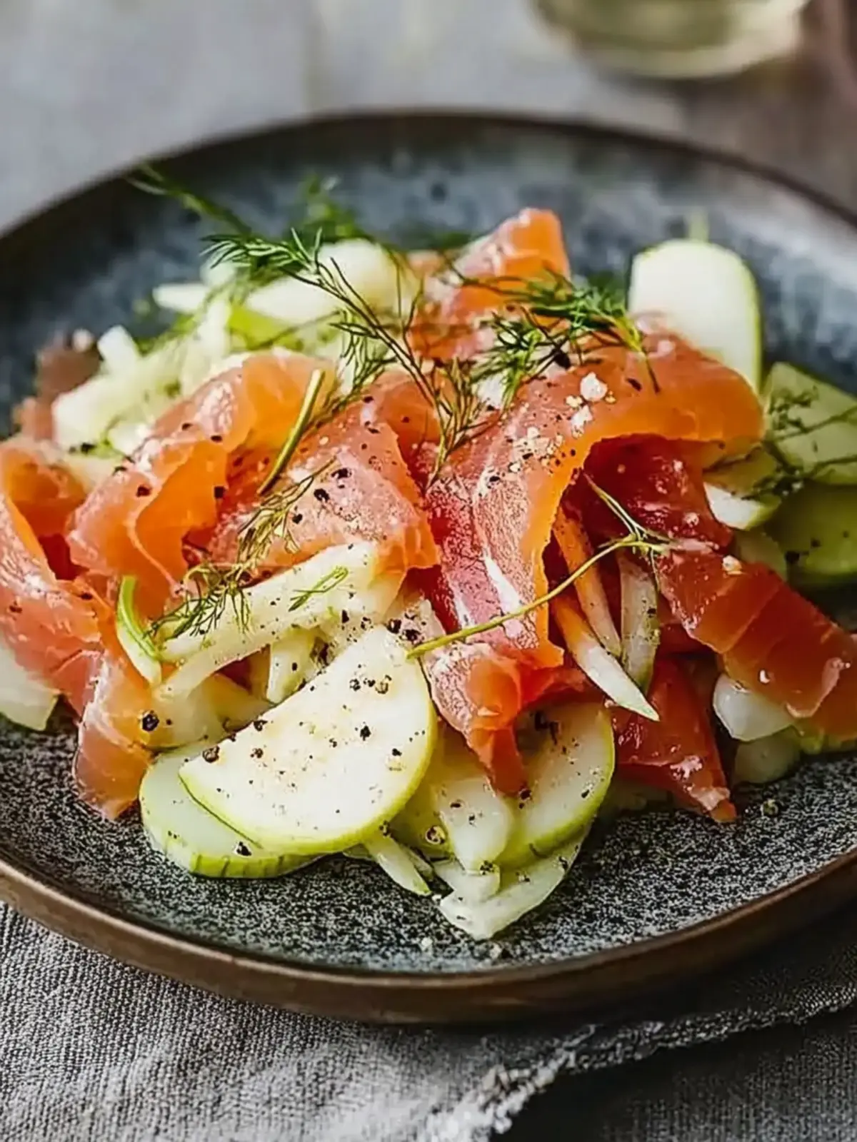 Gravadlax with Celeriac & Fennel Salad for Effortless Elegance 3 Gravadlax with celeriac & fennel salad
