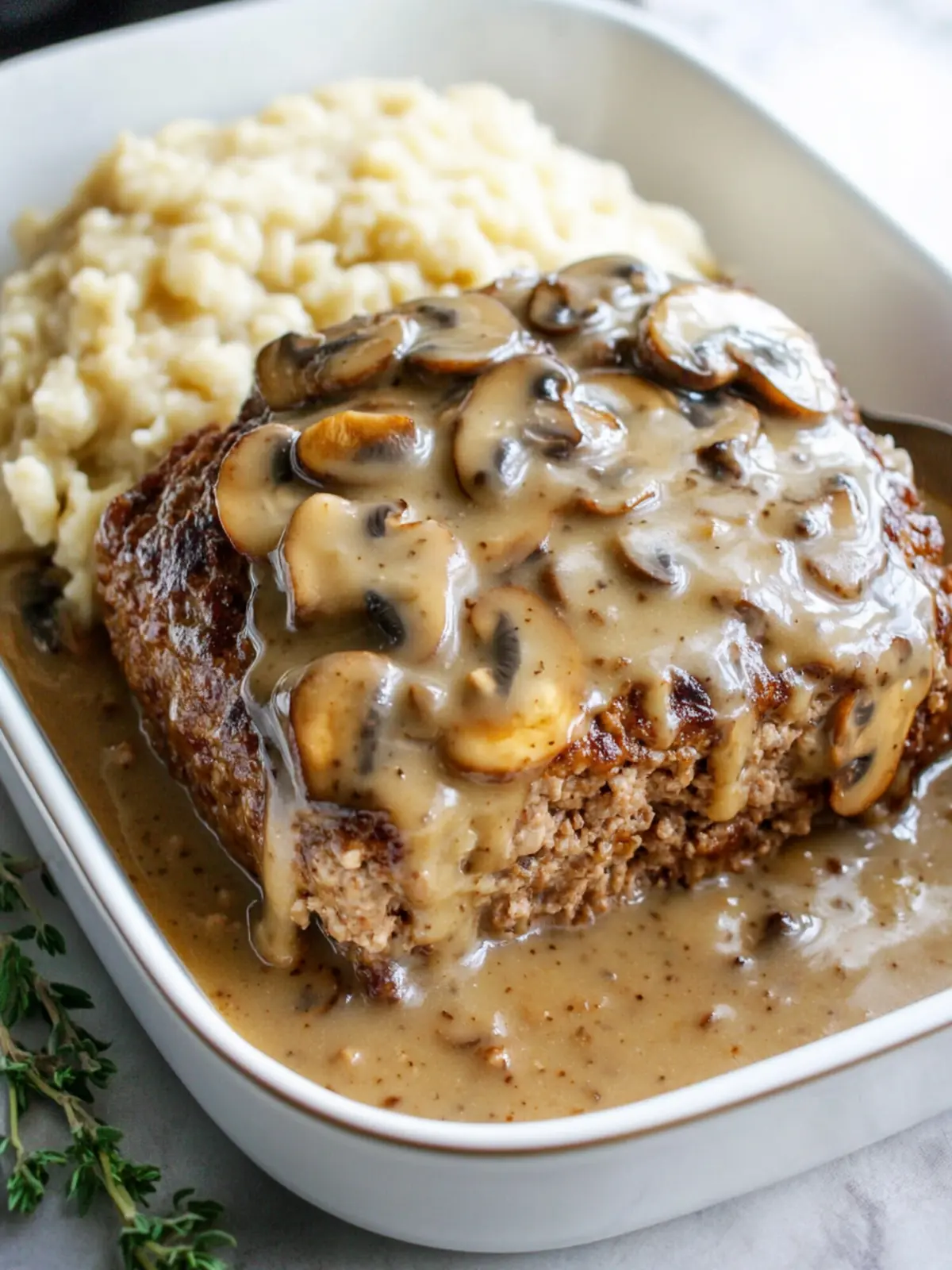 Mouthwatering Mushroom Meatloaf with Mushroom Gravy Delight 3 Mushroom Meatloaf with Mushroom Gravy