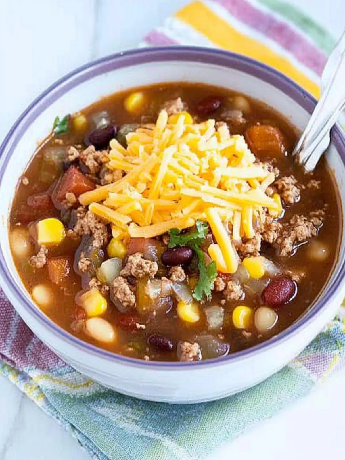 Savory Crock Pot Taco Soup for Cozy Nights In 3 Crock Pot Taco Soup