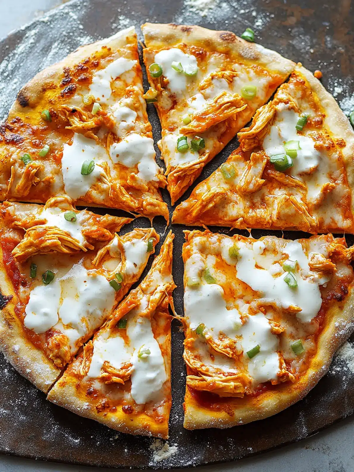 Zesty Buffalo Chicken Pizza with Melty Mozzarella Bliss 3 Zesty Buffalo Chicken Pizza with Melty Mozzarella and Cheddar