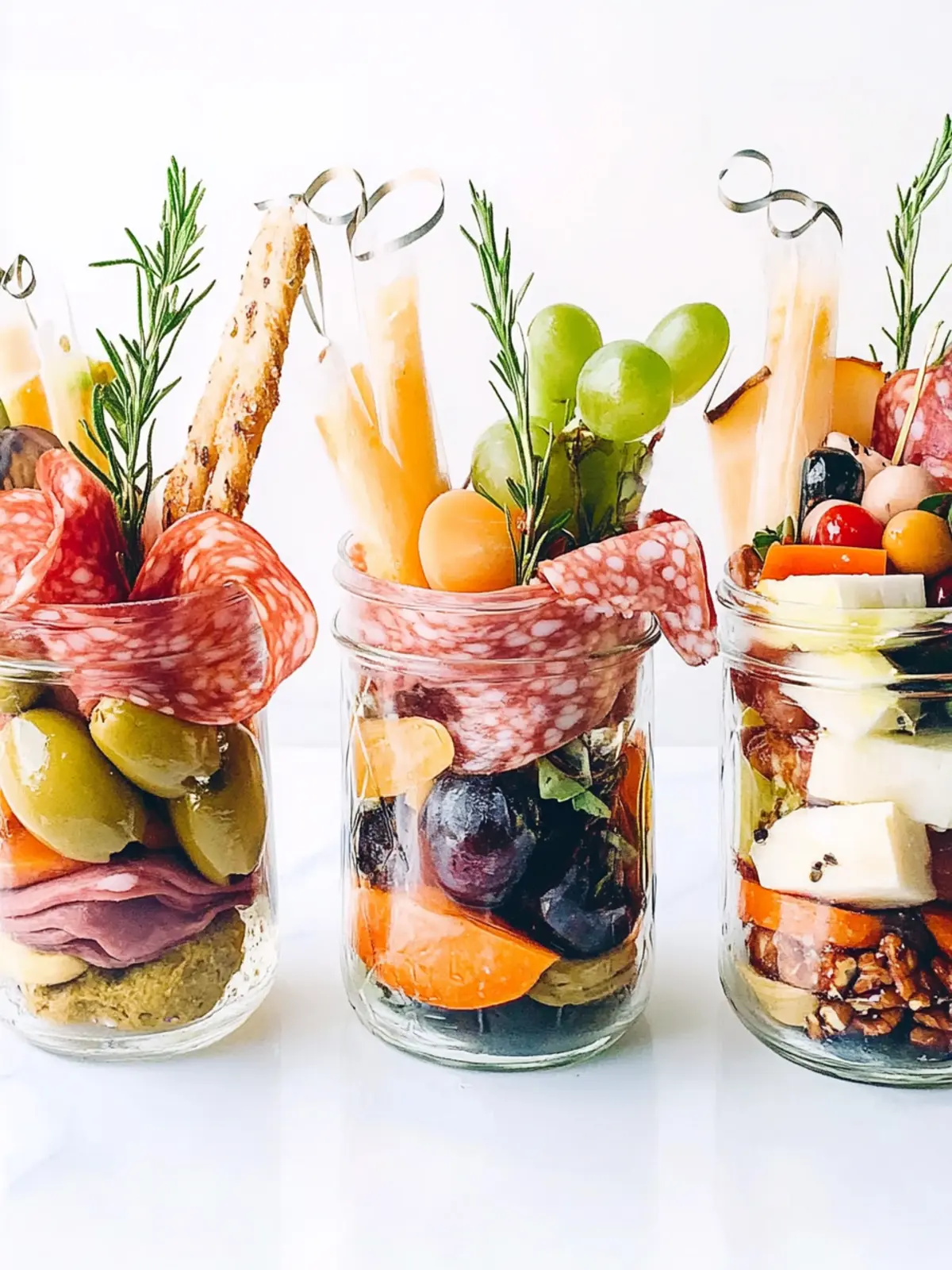 Delicious Jarcuterie: Customize Individual Charcuterie Jars 3 Jarcuterie!