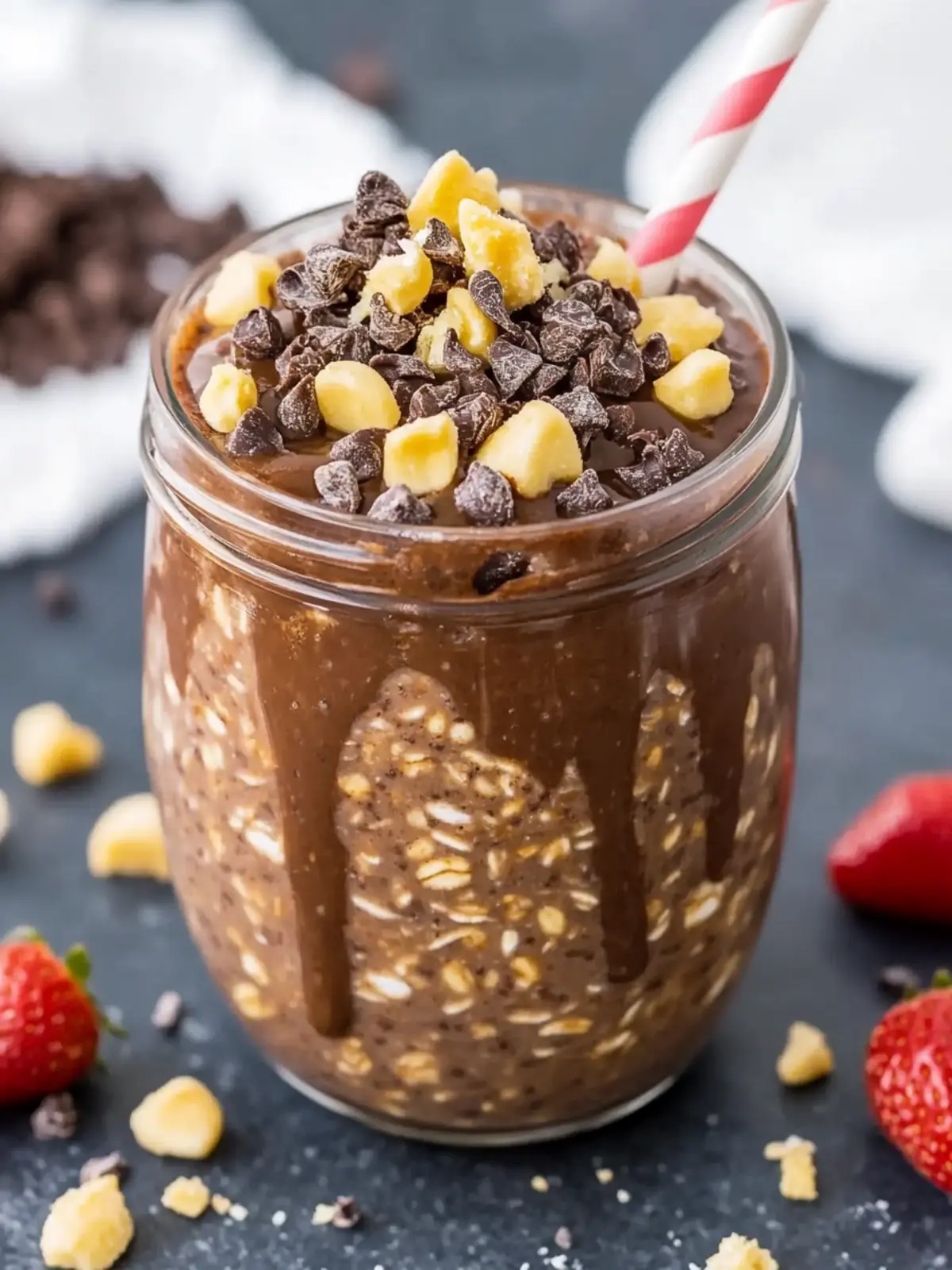 Irresistible Brownie Batter Overnight Oats That Are Guilt-Free 2 Brownie Batter Overnight Oats
