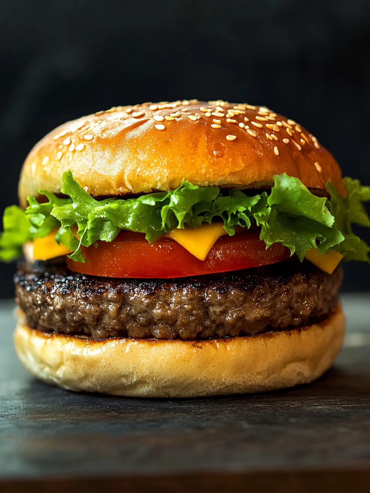 Grilled Beef Hamburger: The Ultimate Summer Delight 4 Hamburger (Grilled Beef Sandwich)