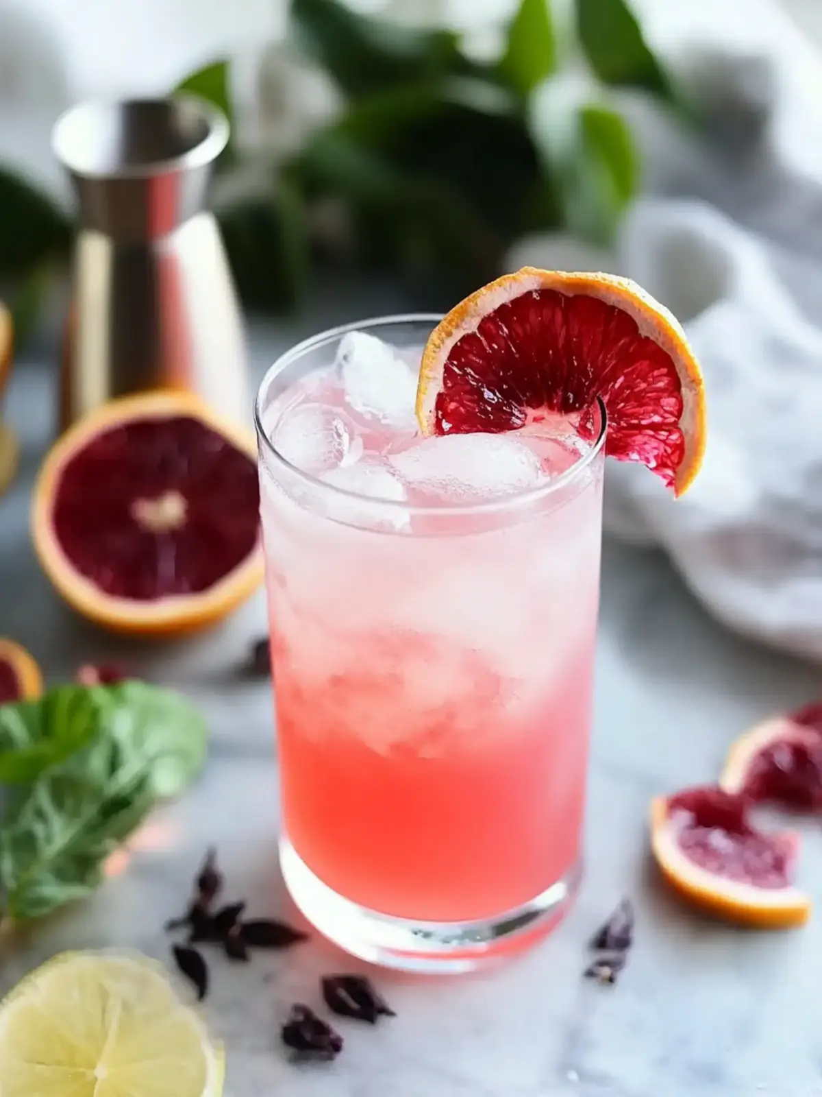 Delightful Hibiscus Paloma Cocktail for Refreshing Sips 2 Hibiscus Paloma Cocktail