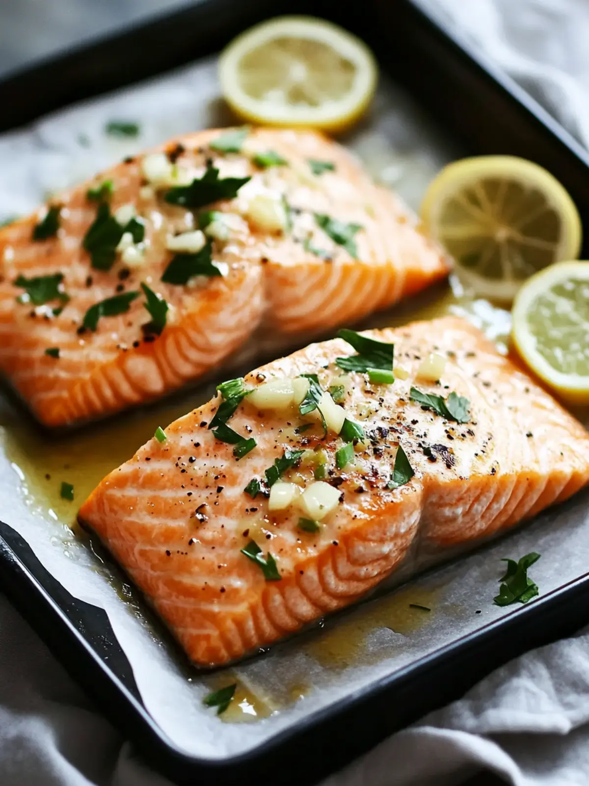 Salmon with a Garlic Twist: Flavorful and Healthy Delight 3 Salmon with a Garlic Twist