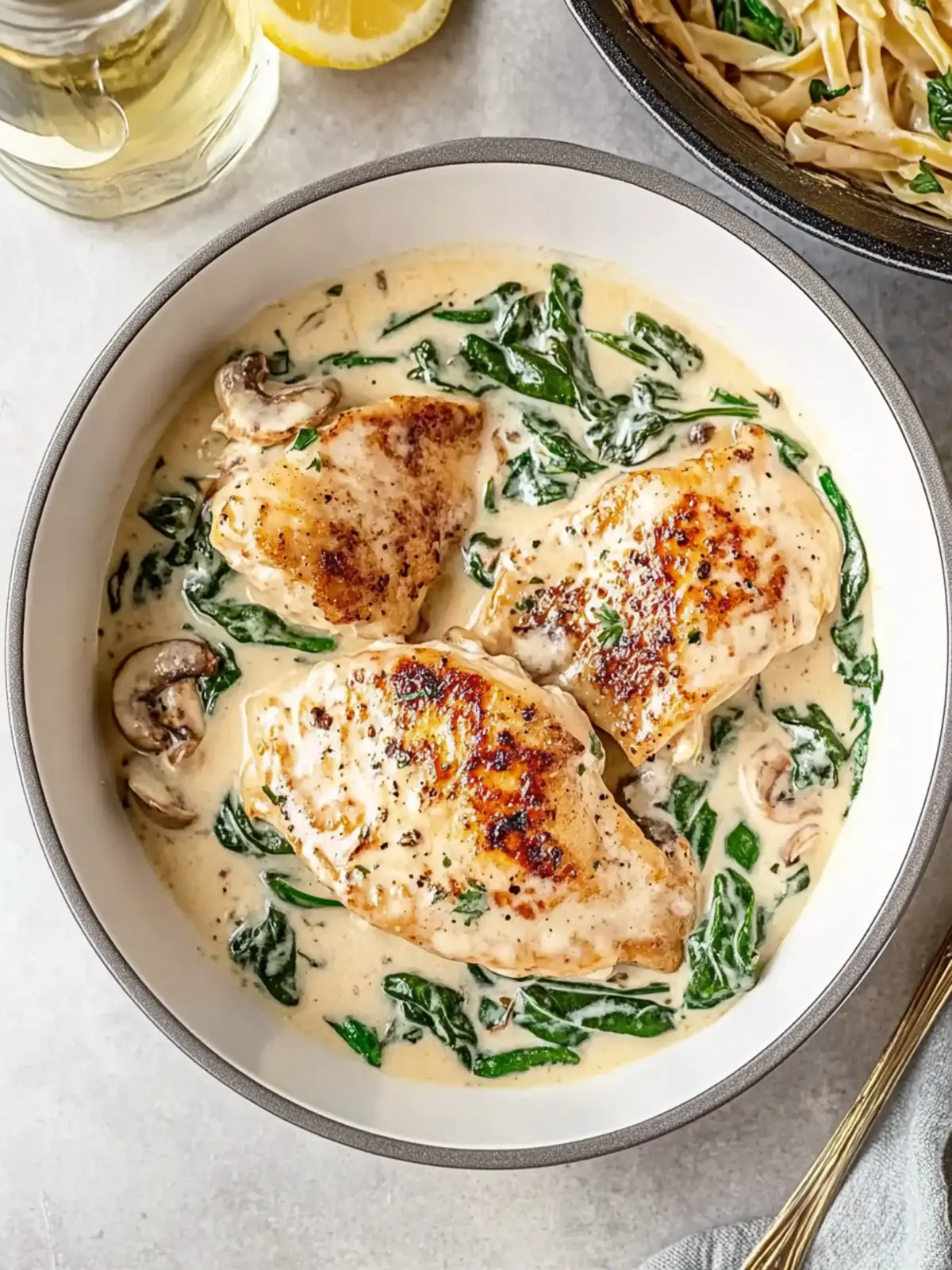 Deliciously Easy Creamy Chicken Florentine for Cozy Nights 3 Creamy Chicken Florentine