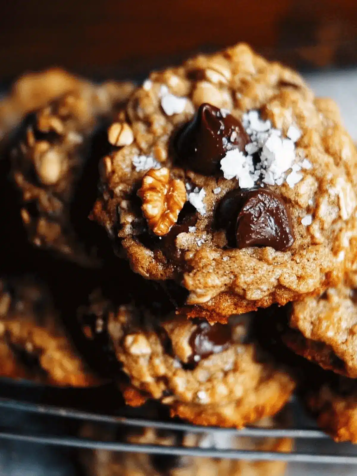 Brown Butter Oatmeal Chocolate Chip Cookies with Toasted Walnuts 2 Brown Butter Oatmeal Chocolate Chip Cookies with Toasted Walnuts