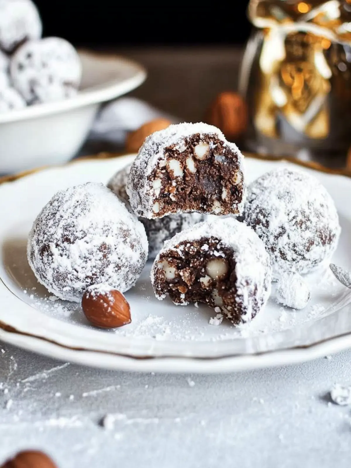 Irresistible Chocolate Hazelnut Snowball Cookies for Everyone 3 Chocolate Hazelnut Snowball Cookies