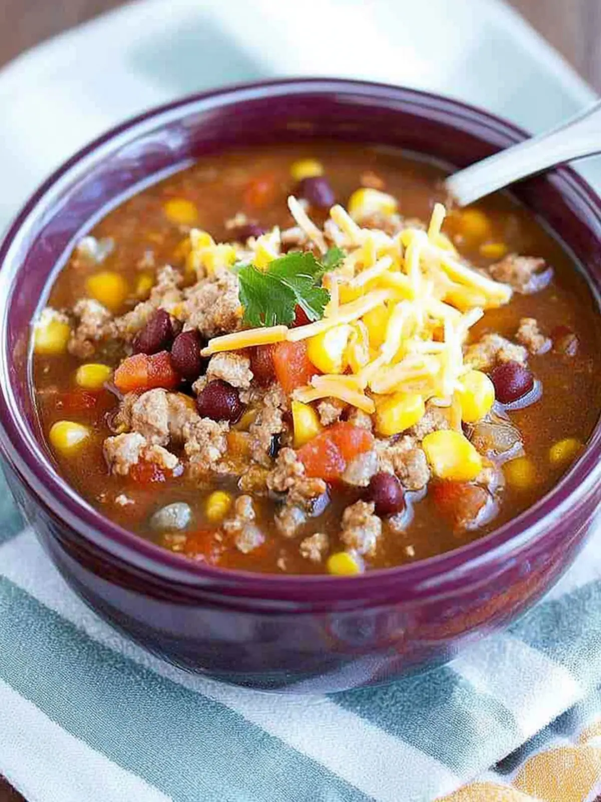Savory Crock Pot Taco Soup for Cozy Nights In 4 Crock Pot Taco Soup