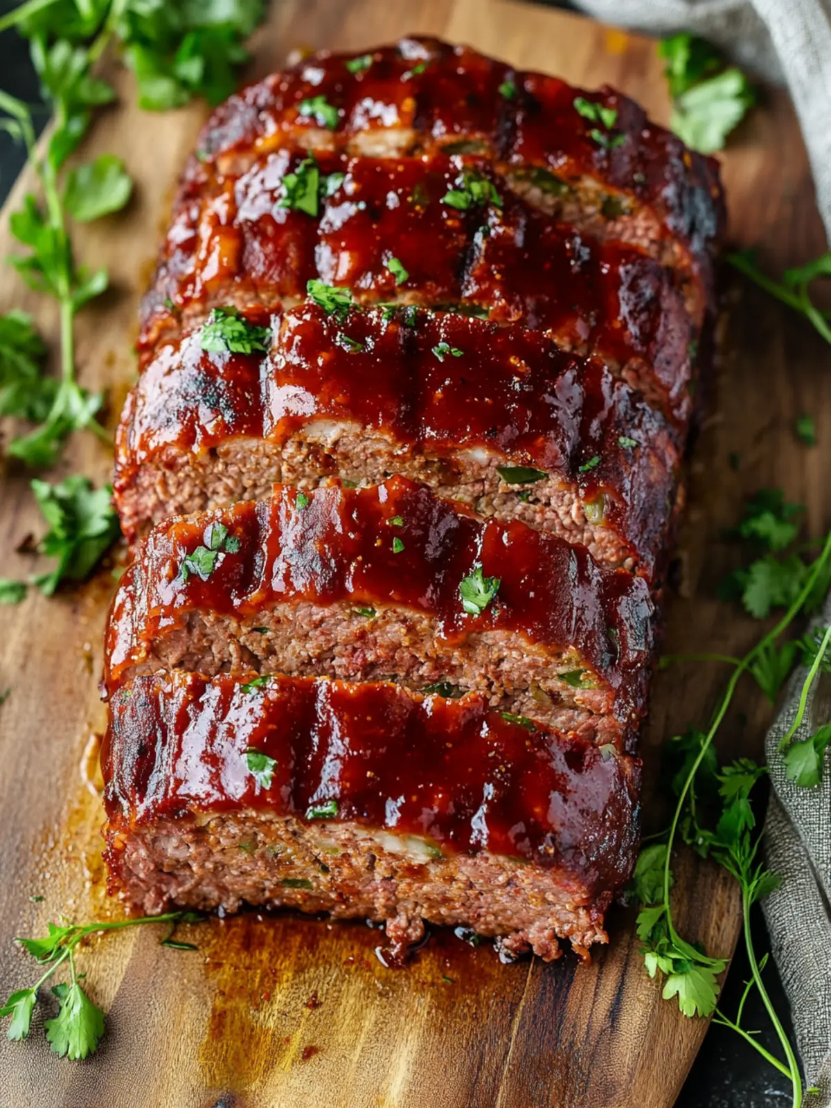 Savory BBQ Meatloaf with Zucchini and Crispy Bacon Bliss 4 BBQ Meatloaf