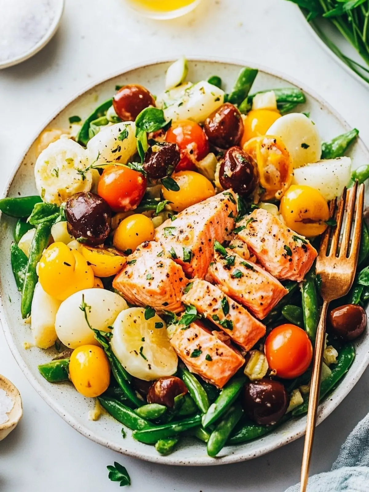 Delicious Salmon Nicoise Salad for Stress-Free Weeknight Meals 2 Salmon Nicoise Salad