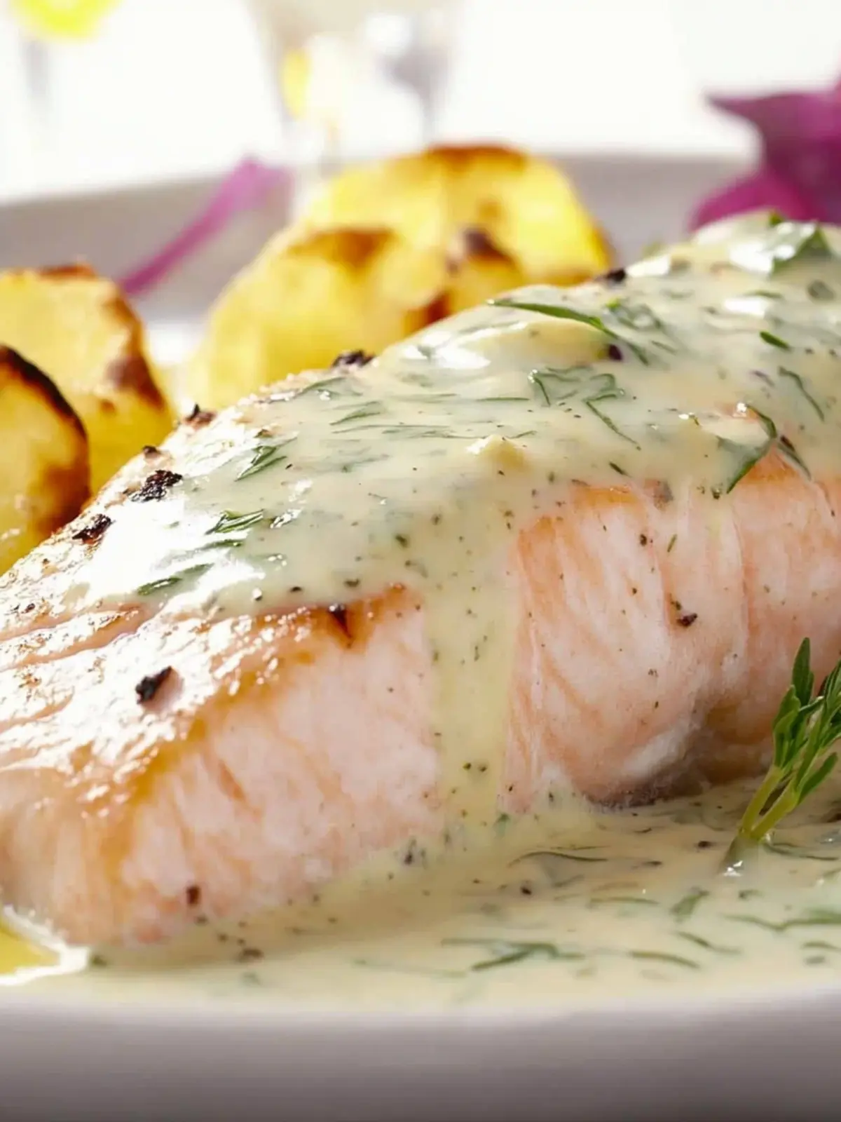 Rockin' Salmon With Creamy Herb Sauce in Just 30 Minutes 3 Rockin' Salmon With Creamy Herb Sauce