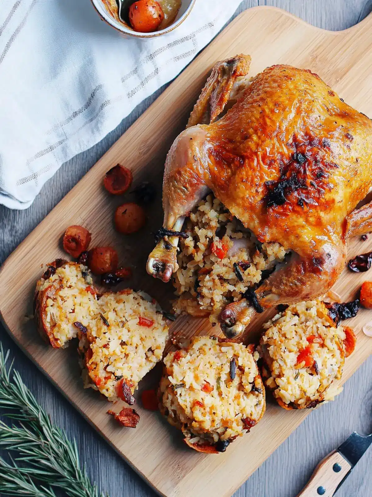 Roast Chicken & Treasure Rice Stuffing for Unforgettable Feasts 3 Roast Chicken & Treasure Rice Stuffing