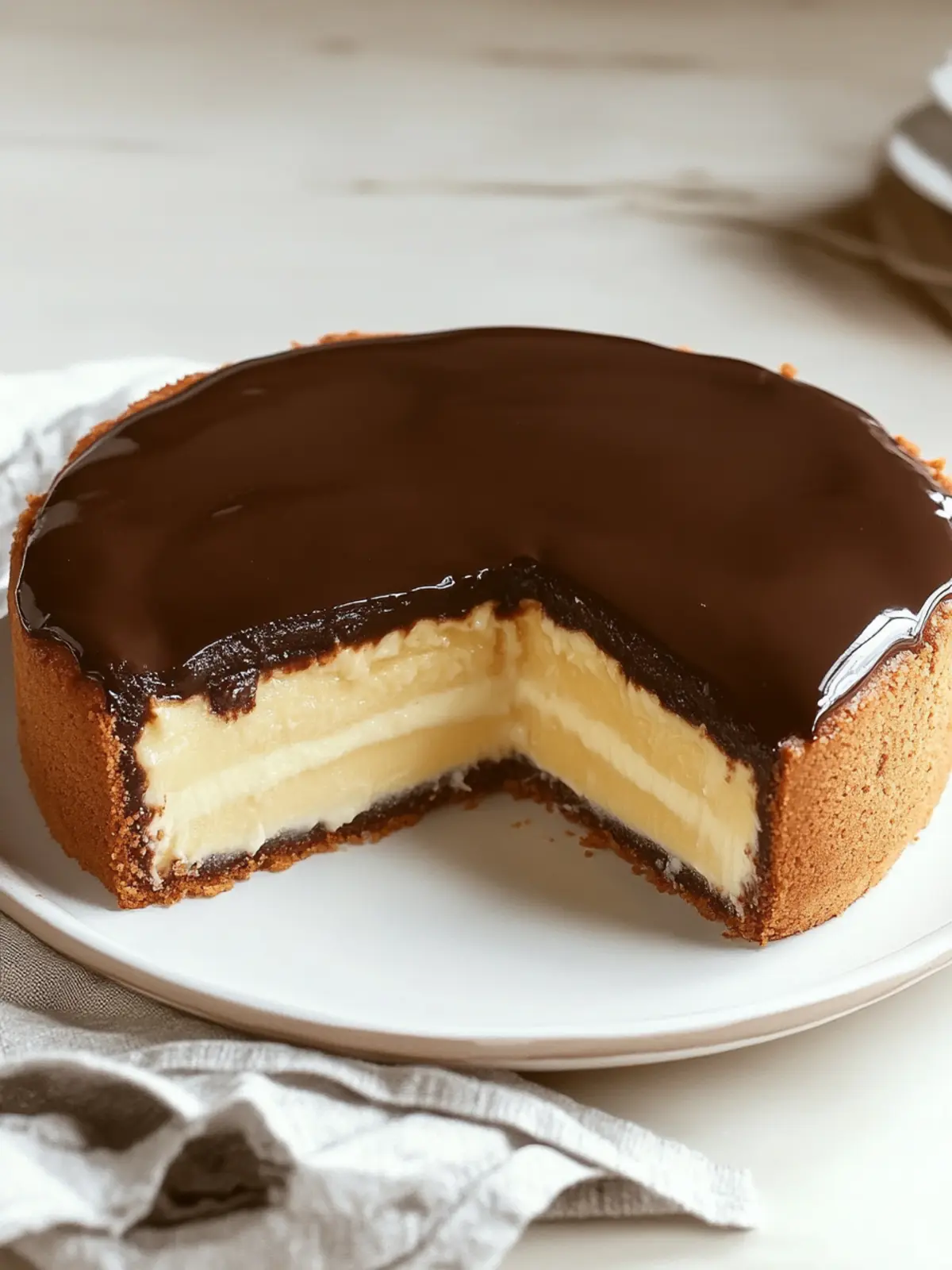 Decadent Boston Cream Pie: Your Dream Custard Filled Chocolate Cake 3 Boston Cream Pie (Custard Filled Chocolate Cake)