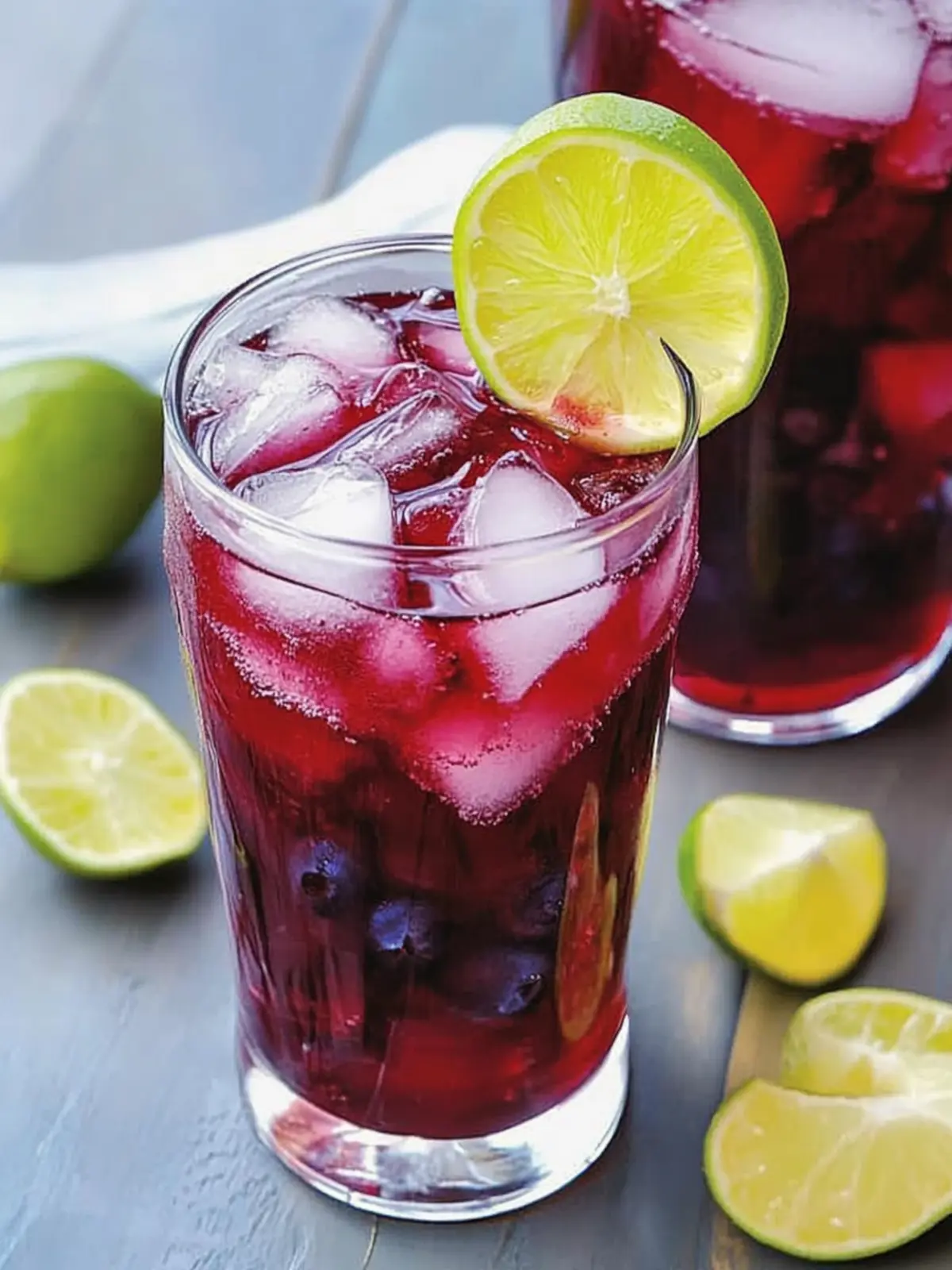 Zesty Blueberry-Lime Iced Tea to Refresh Your Summer Days 4 Blueberry-Lime Iced Tea
