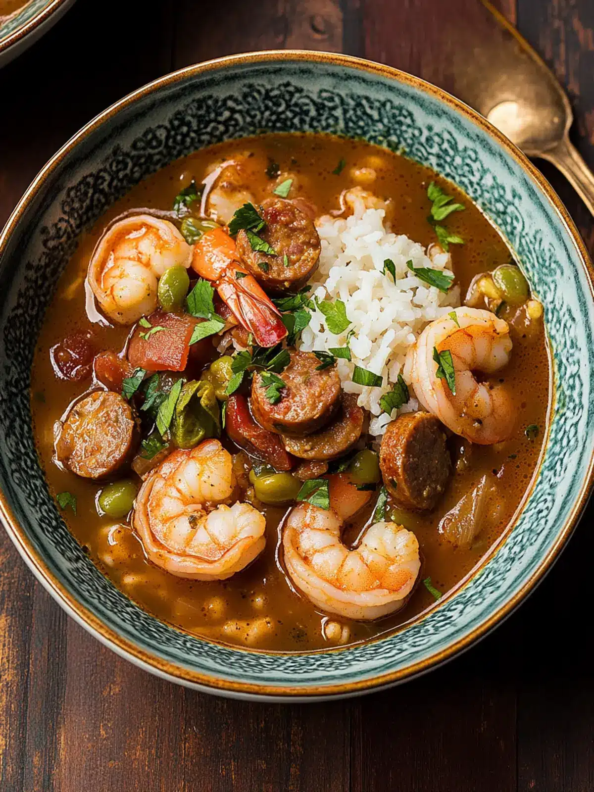 Cajun Shrimp & Sausage Gumbo Bliss for Cozy Nights In 4 Cajun Shrimp & Sausage Gumbo Bliss