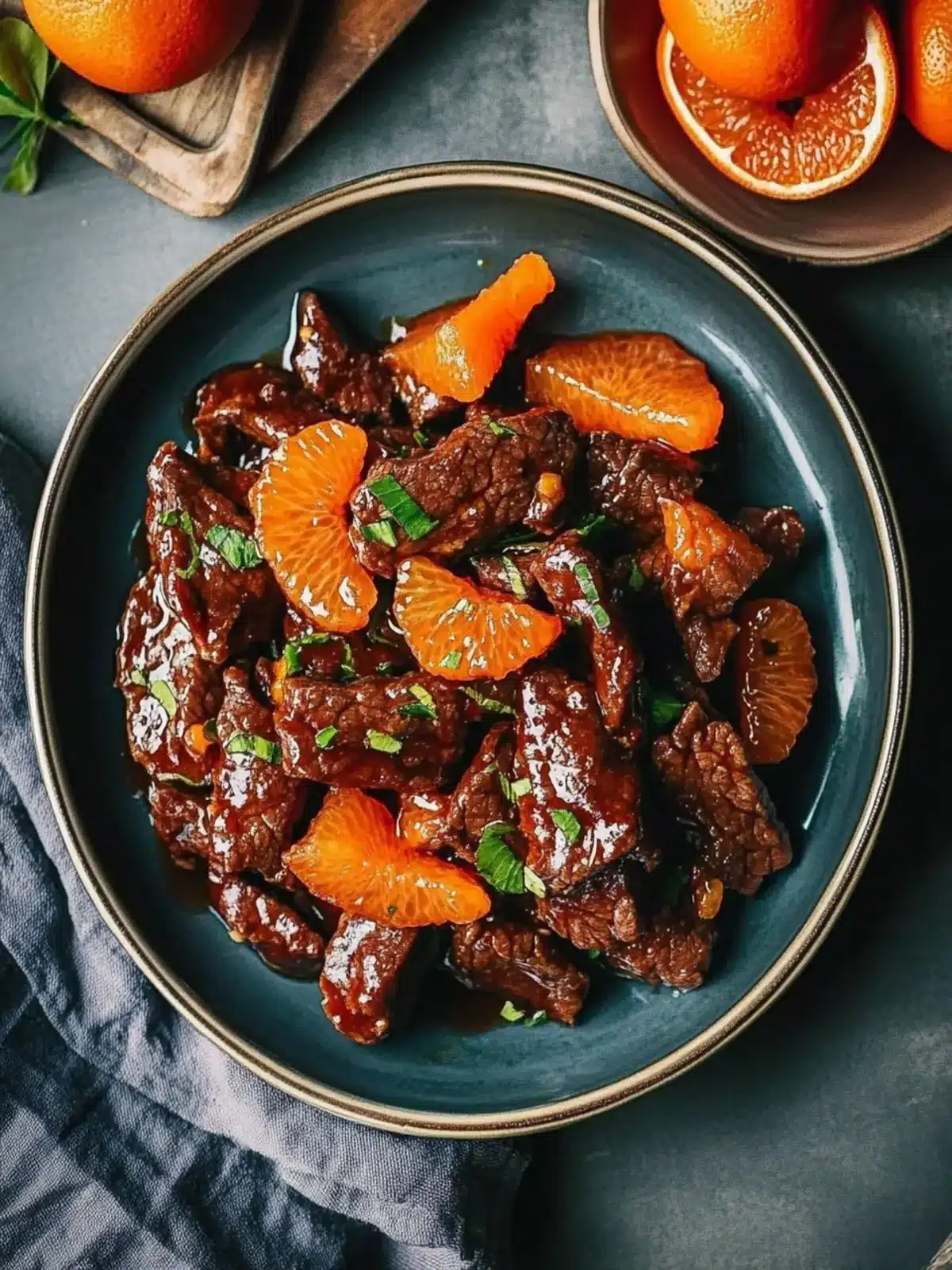 Tangerine Beef: A Sweet & Savory Stir-Fry Delight 4 Tangerine Beef