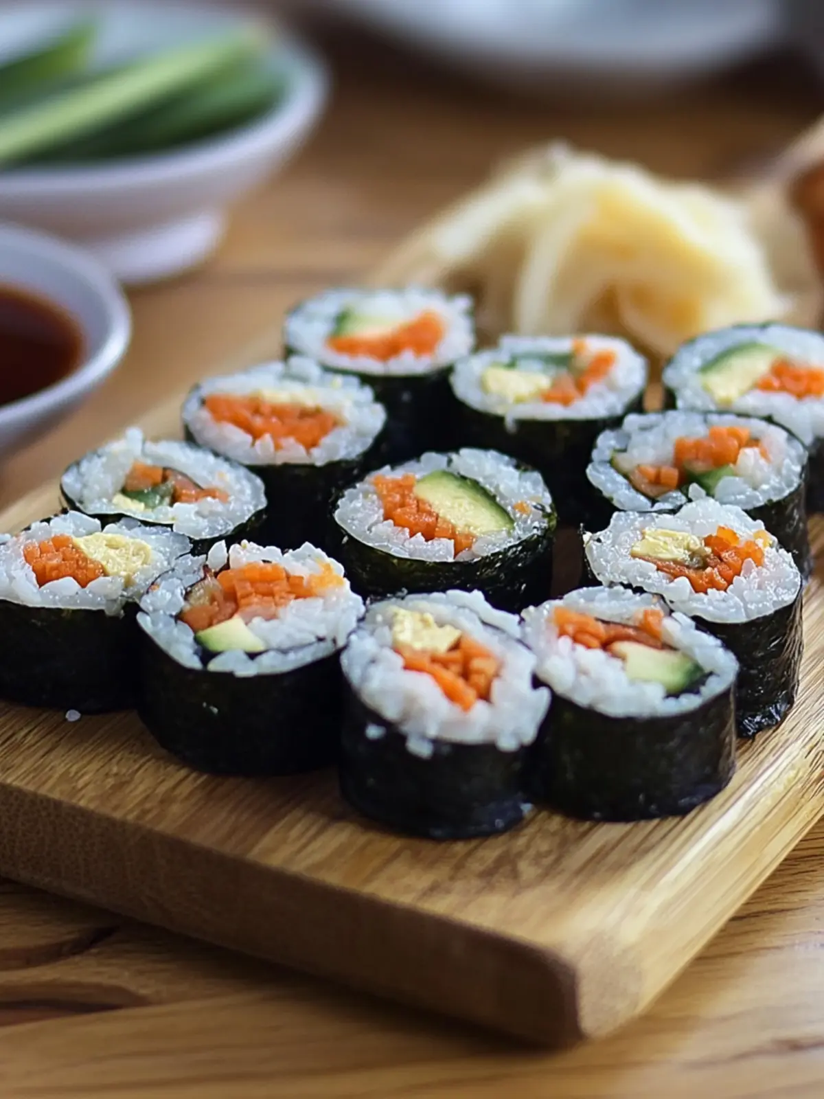 Delicious Homemade Gimbap: A Fresh Twist on a Classic Wrap 2 Gimbap