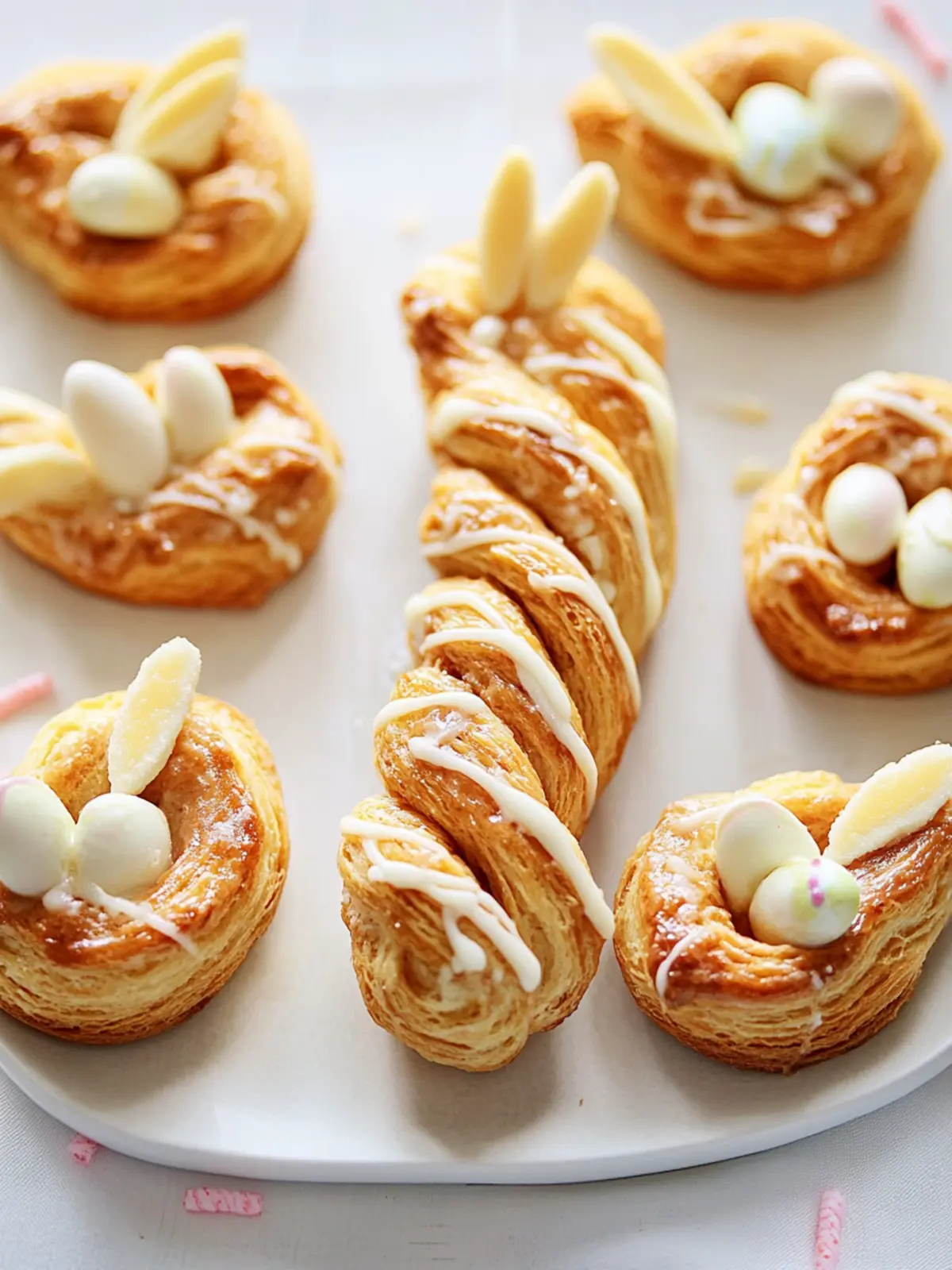 Delightful Easter Bunny Twists with Creamy Frosting Magic 2 Easter Bunny Twists