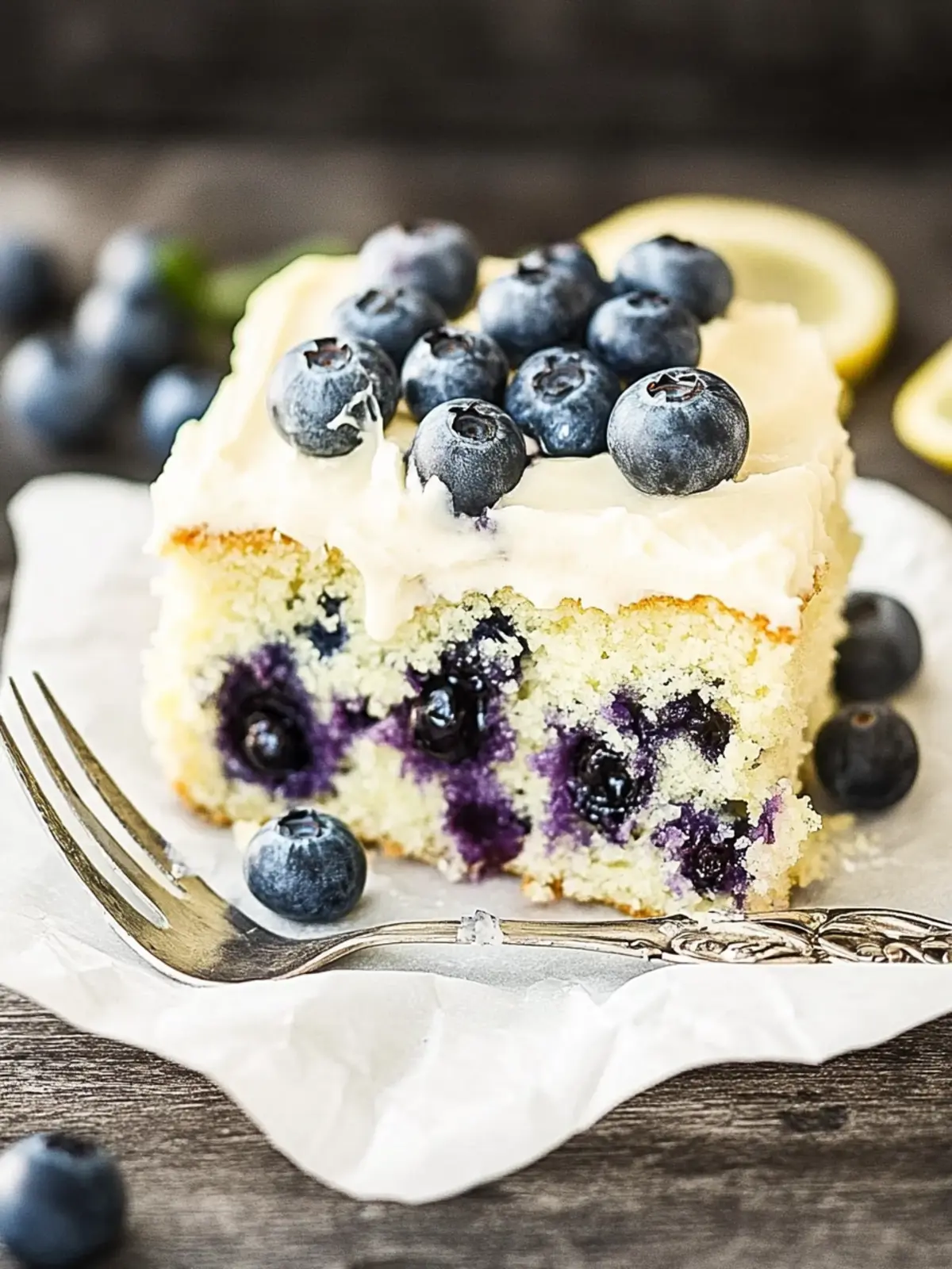 Blueberry Zucchini Cake with Lemon Buttercream Delight 2 Blueberry Zucchini Cake with Lemon Buttercream
