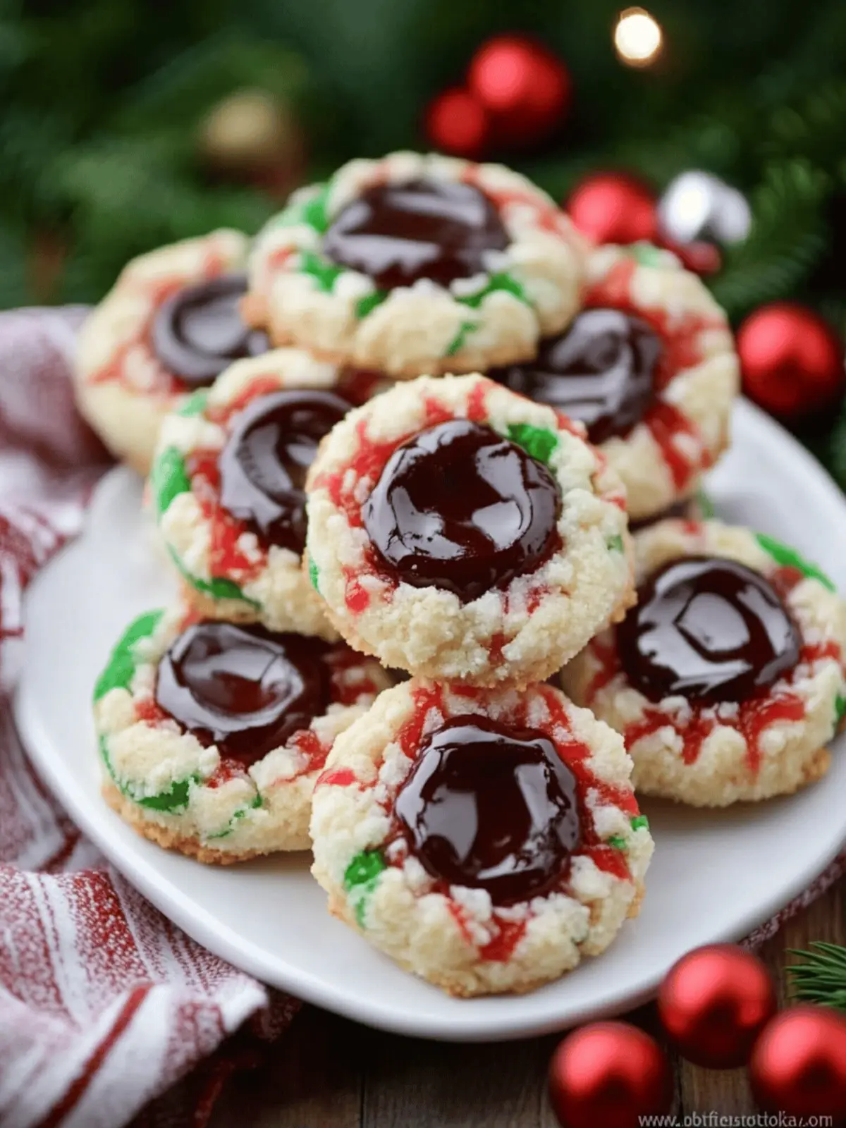 Deliciously Festive Christmas Thumbprint Cookies Recipe 3 Christmas Thumbprint Cookies