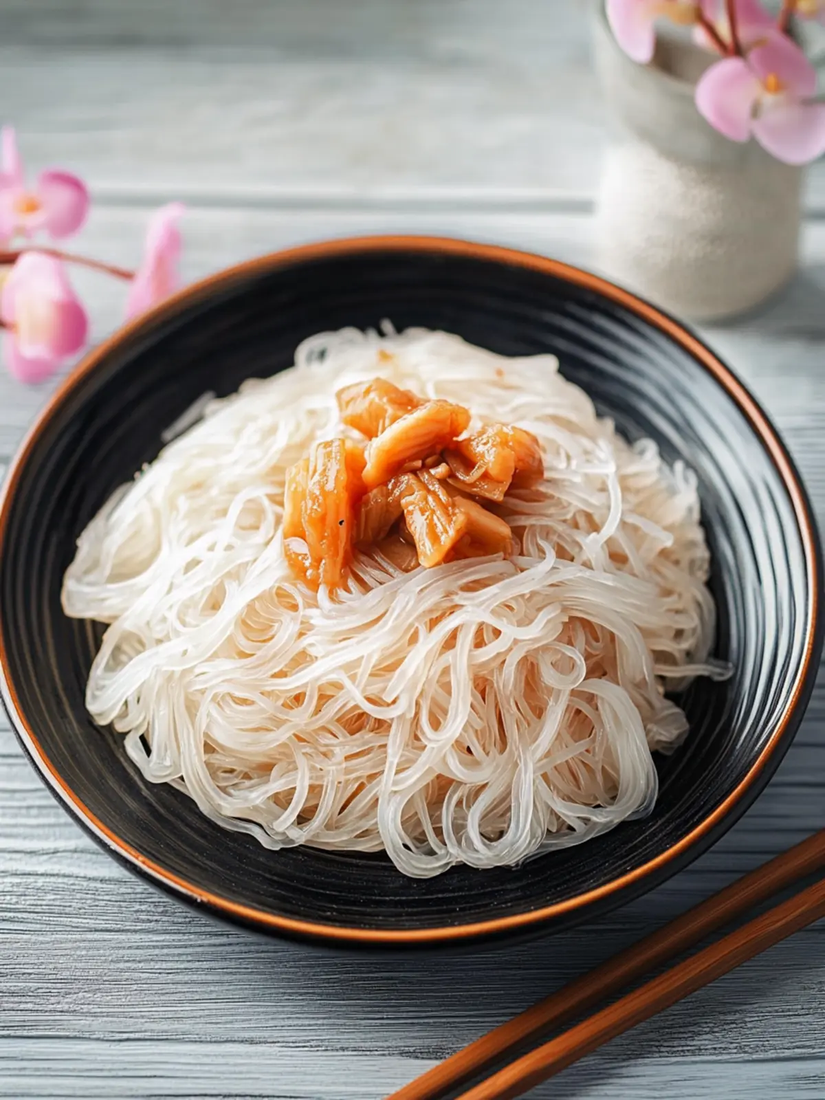 Savory Japanese Shirataki Noodles Stir-Fry for Healthy Eating 2 Japanese Shirataki Noodles (Konjac Noodles)