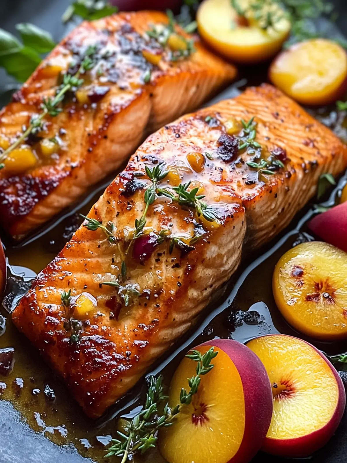 Bourbon Peach Roasted Salmon: Elevate Your Dinner Game 3 Bourbon Peach Roasted Salmon