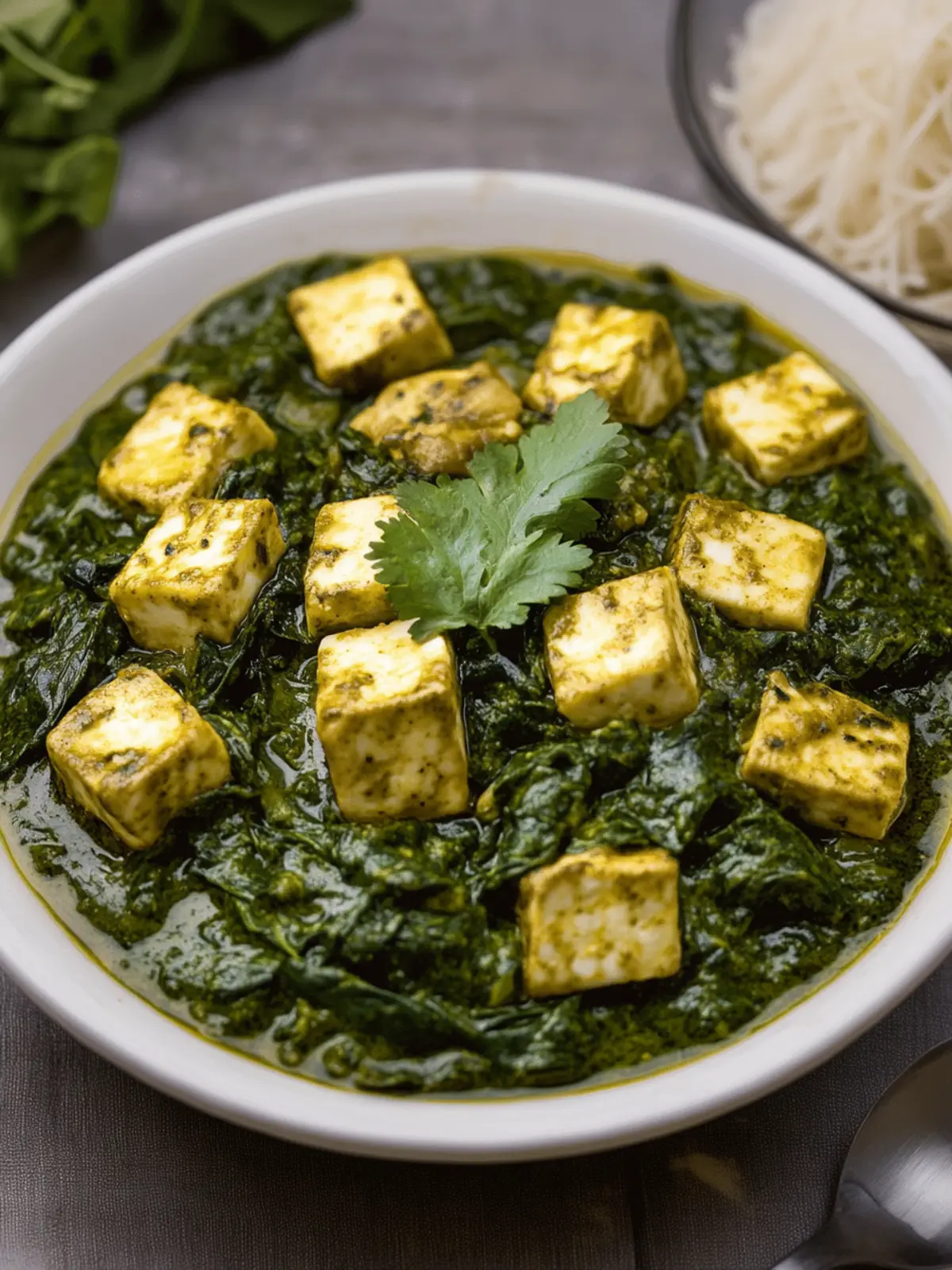 Savory Indian Palak Paneer: Your New Favorite Comfort Dish 2 Indian Palak Paneer (Spinach with Cheese)