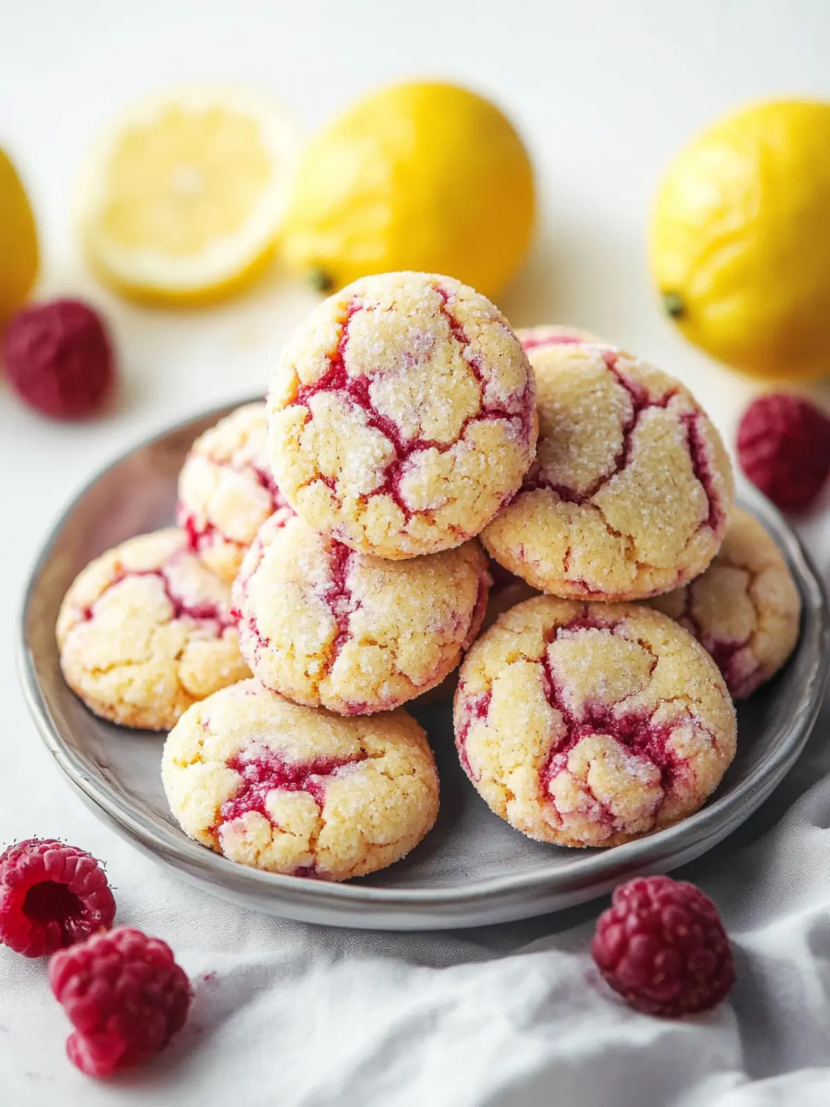 Delicious Lemon Raspberry Cookies That Will Brighten Your Day 3 Lemon Raspberry Cookies