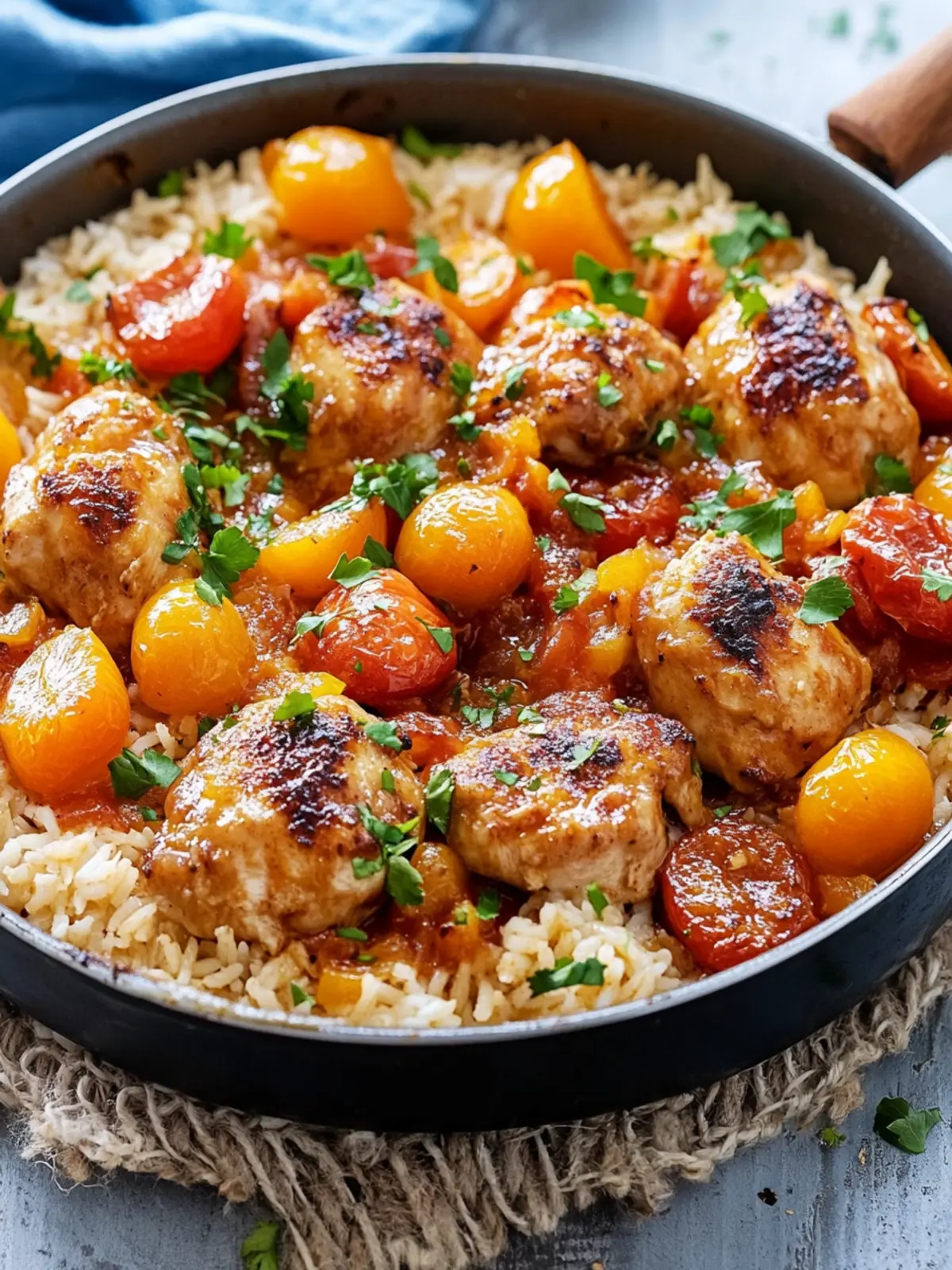 Savor Easy One Pan Apricot Chicken And Rice for Busy Nights 4 Easy One Pan Apricot Chicken And Rice