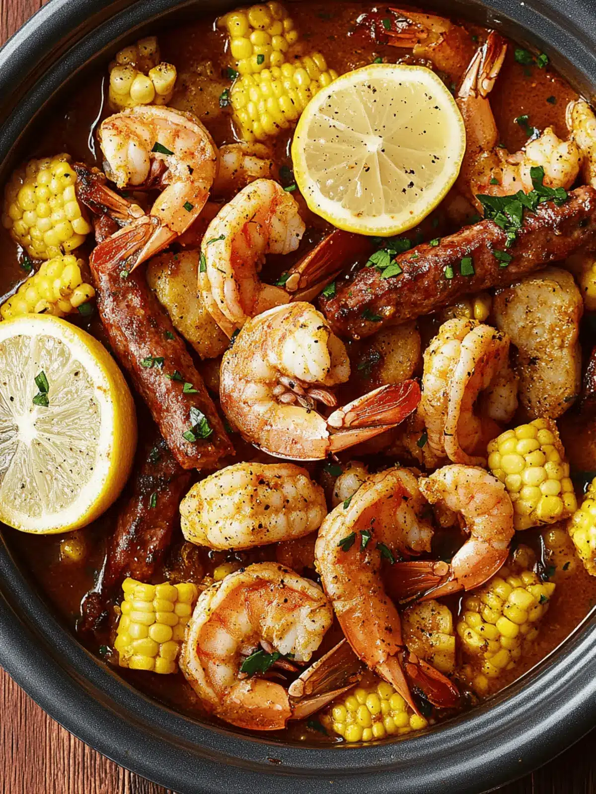 Cajun-Style Slow Cooker Shrimp Boil with Andouille and Corn Joy 4 Cajun-Style Slow Cooker Shrimp Boil with Andouille and Corn