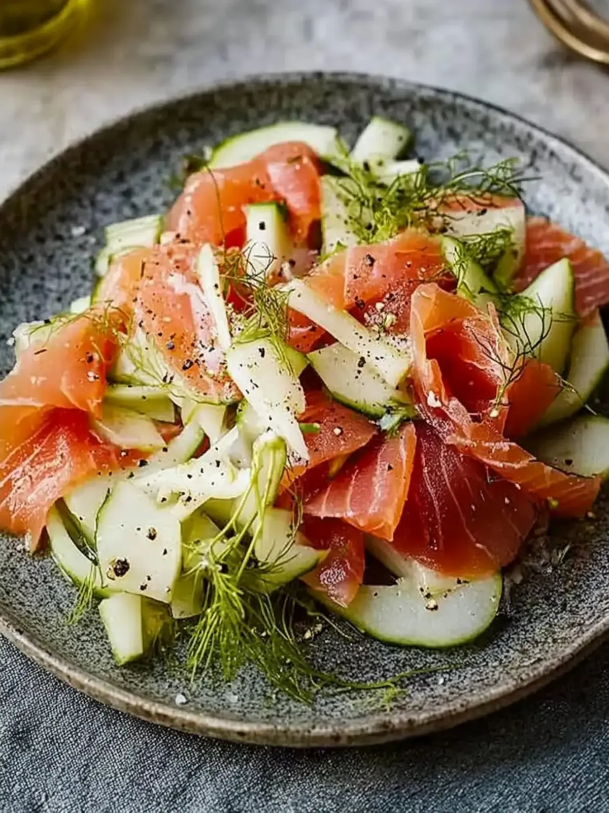 Gravadlax with Celeriac & Fennel Salad for Effortless Elegance 2 Gravadlax with celeriac & fennel salad