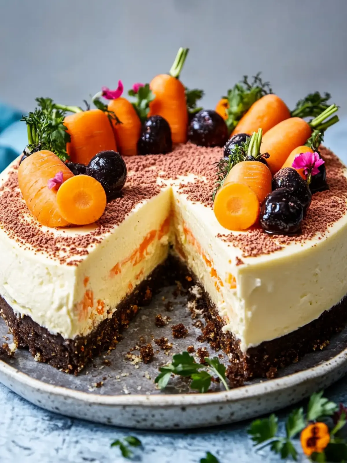 Delightful Carrot Patch Cheesecake for Festive Gatherings 2 Carrot Patch Cheesecake