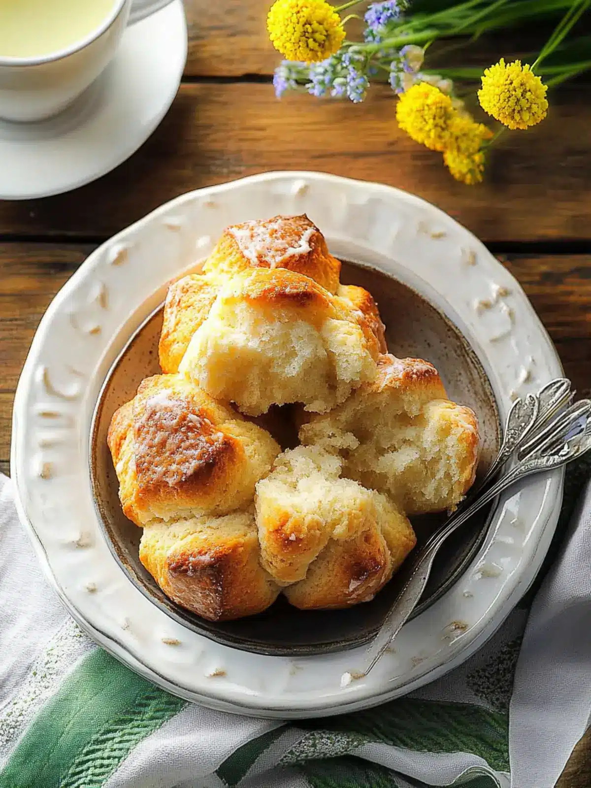 Savory Monkey Bread Biscuits: Quick Garlic Goodness 4 Monkey Bread Biscuits