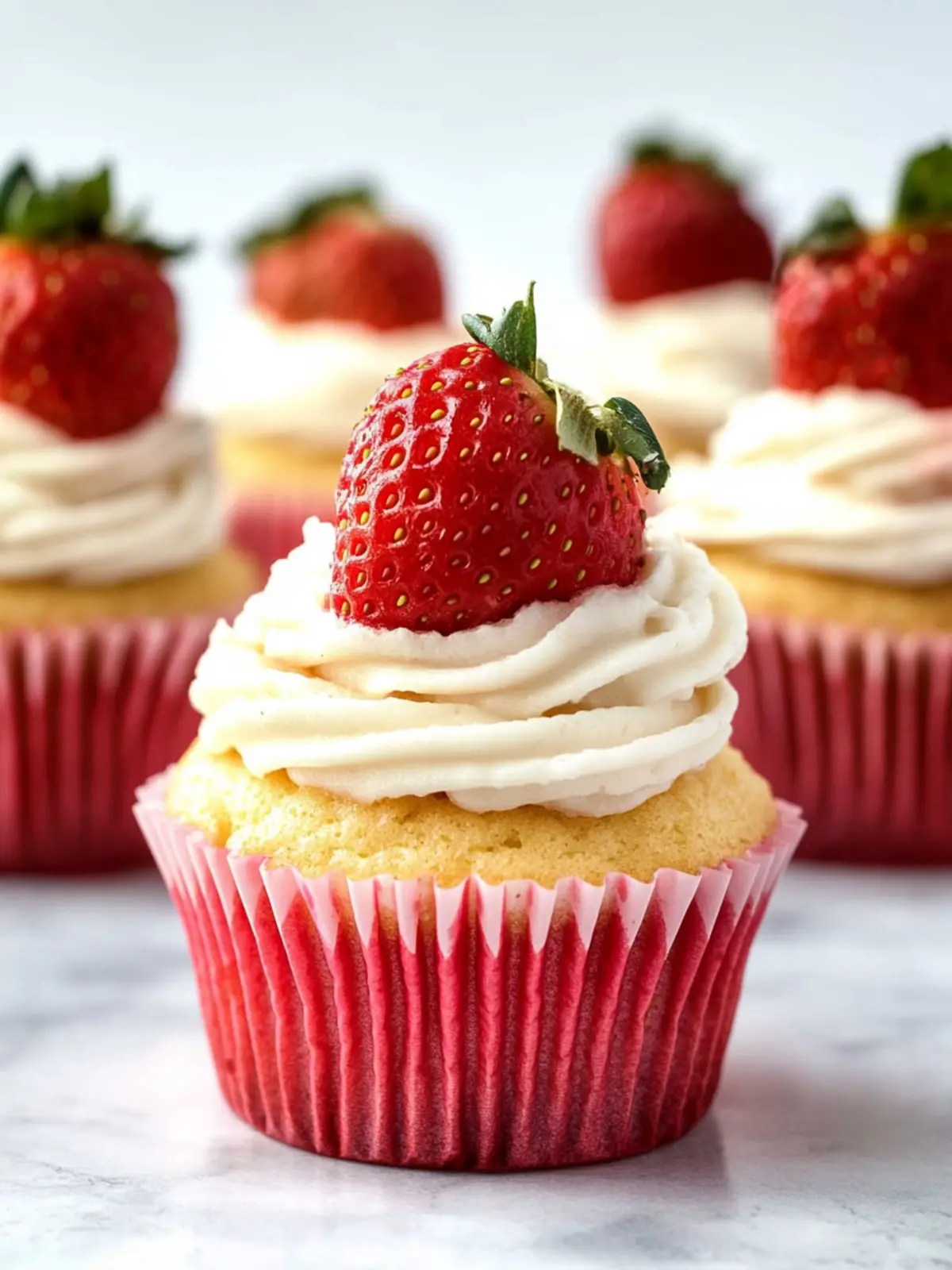 Strawberry Pie Cupcakes: The Ultimate Summer Treat Delight 3 Strawberry Pie Cupcakes
