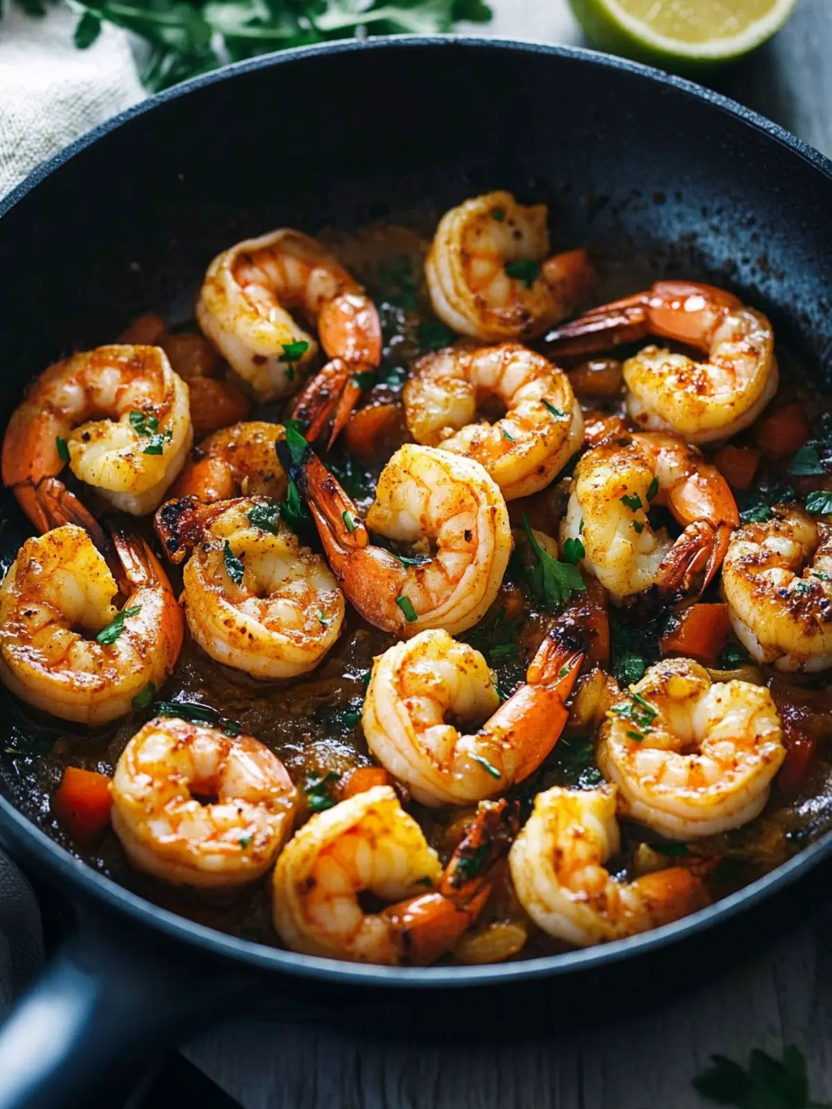 Irresistible Spicy Garlic Shrimp Skillet in 20 Minutes 4 Spicy Garlic Shrimp Skillet