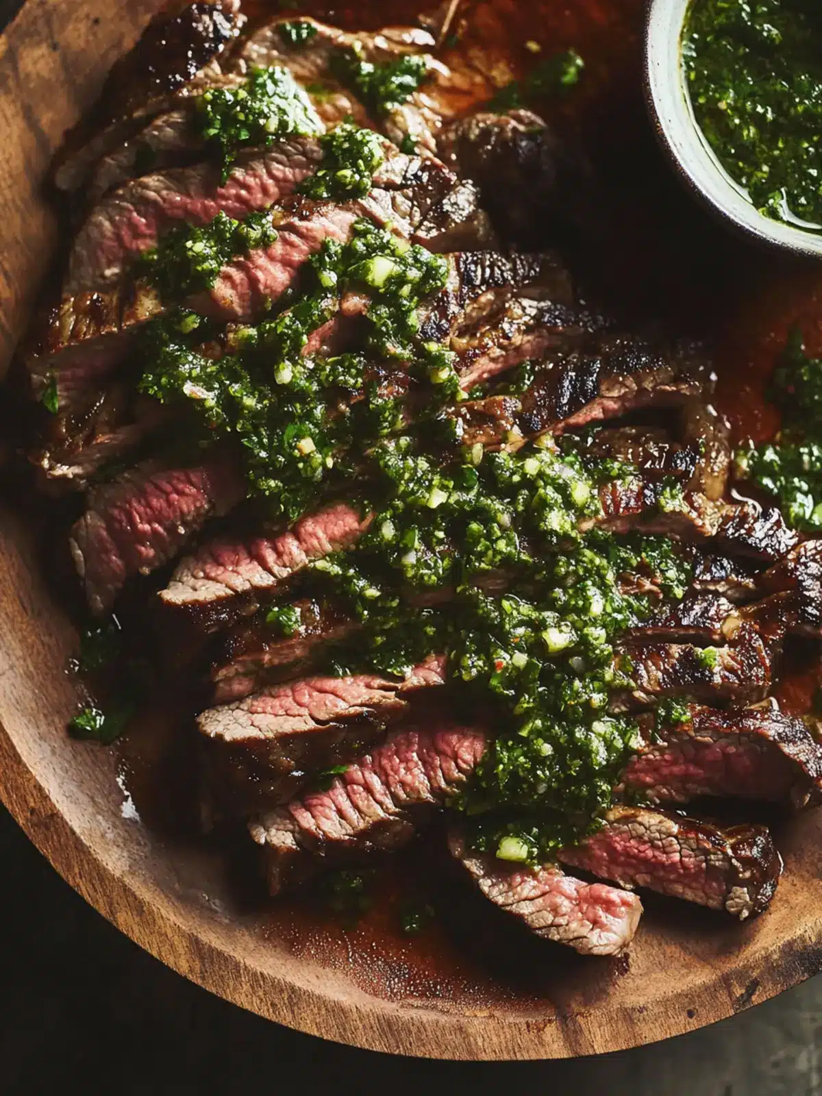 Flank Steak with Chimichurri Sauce: Elevate Your BBQ Game 4 Flank Steak with Chimichurri Sauce