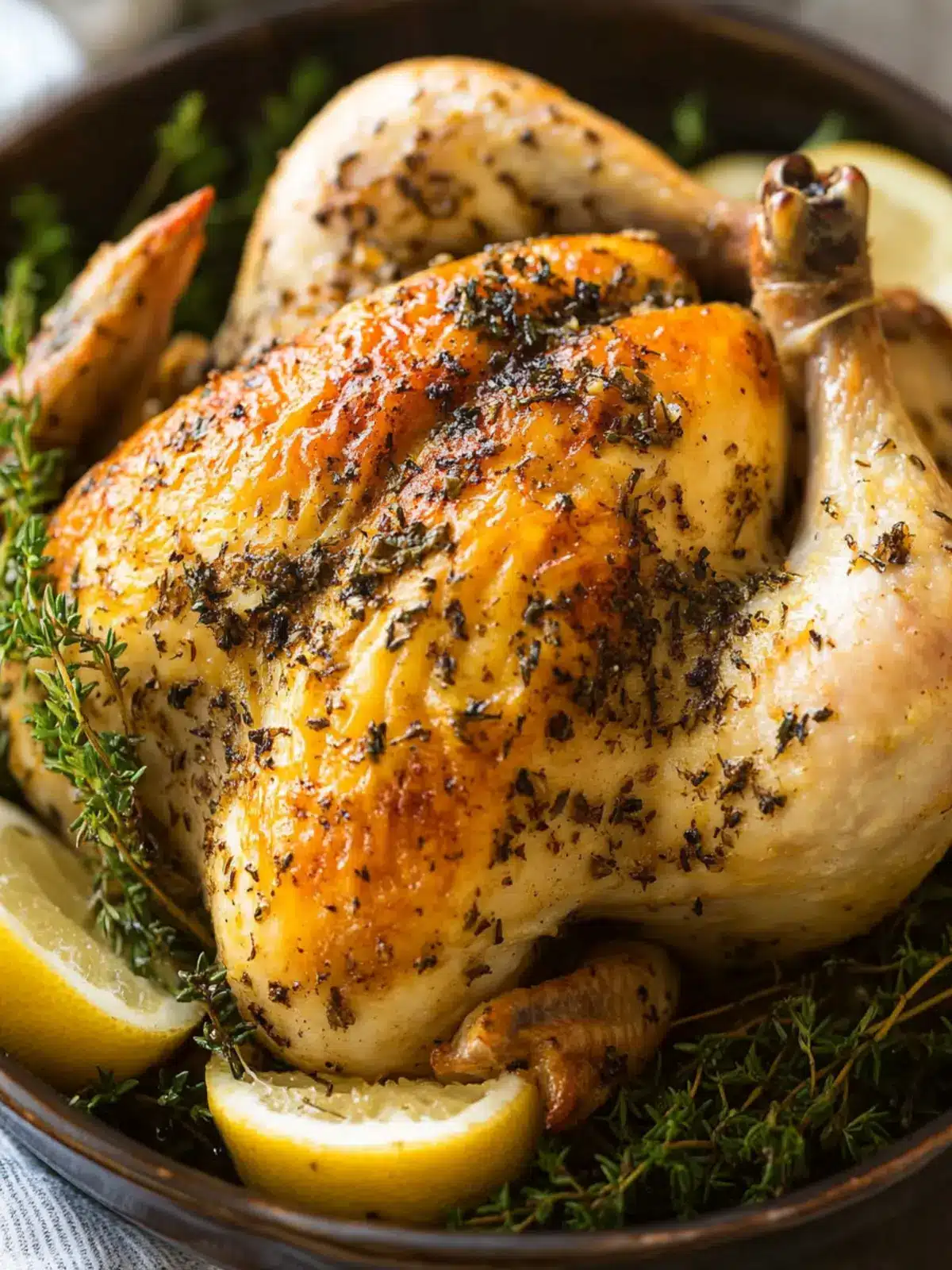 Garlic Butter Slow Cooker Whole Chicken: Easy Family Delight 4 Garlic Butter Slow Cooker Whole Chicken