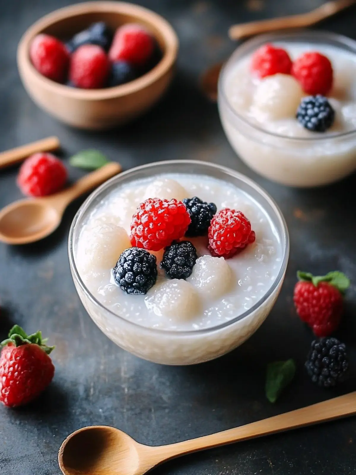 Coconut Tapioca Dessert with Sweet Rice Balls: A Tropical Delight 3 Coconut Tapioca Dessert with Sweet Rice Balls